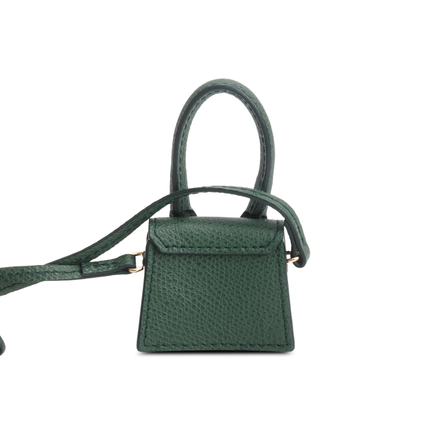 Jacquemus Green Grained Calfksin Le Chiquito Mini Bag Charm