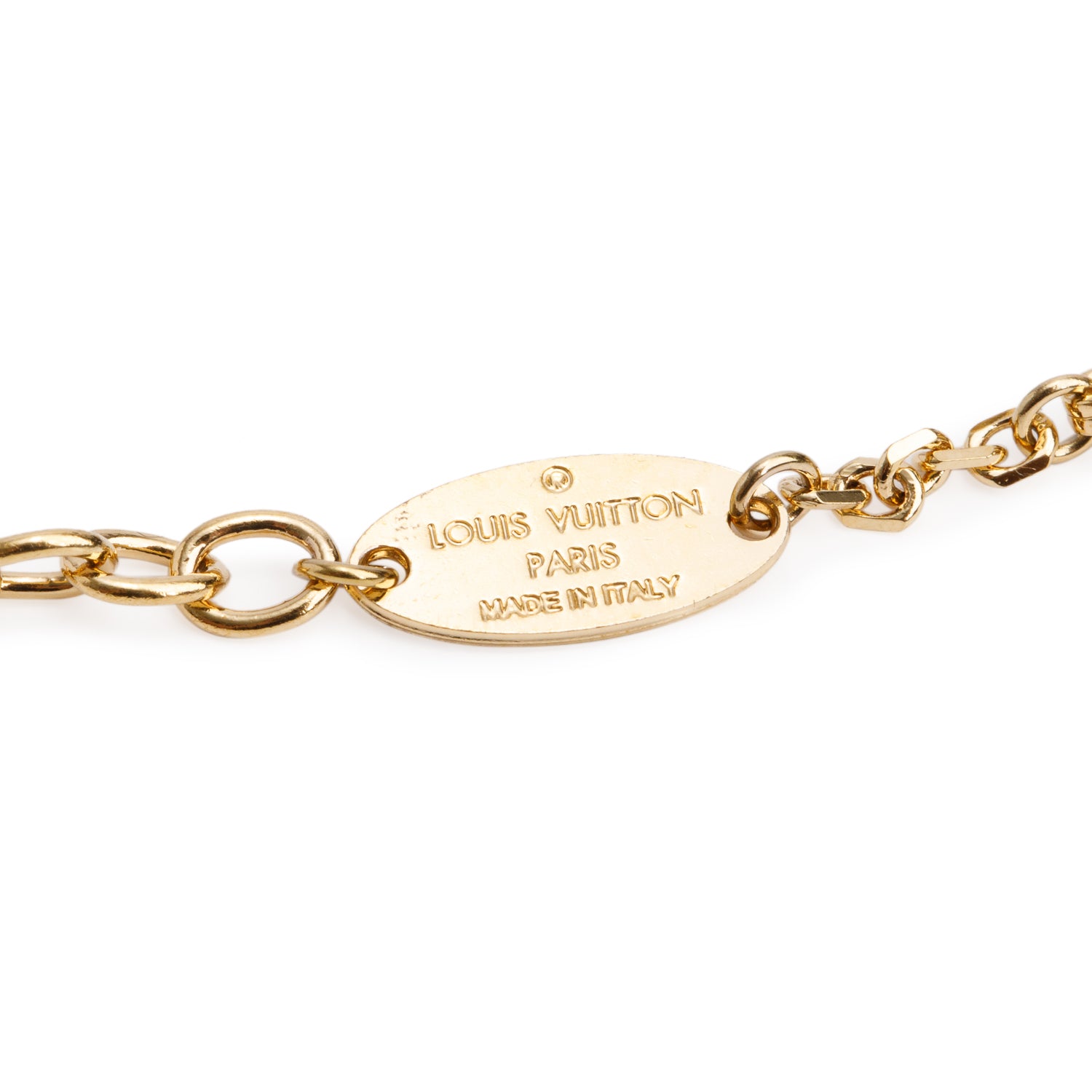 Louis Vuitton Gold Plated Blooming Supple Bracelet w/ Box