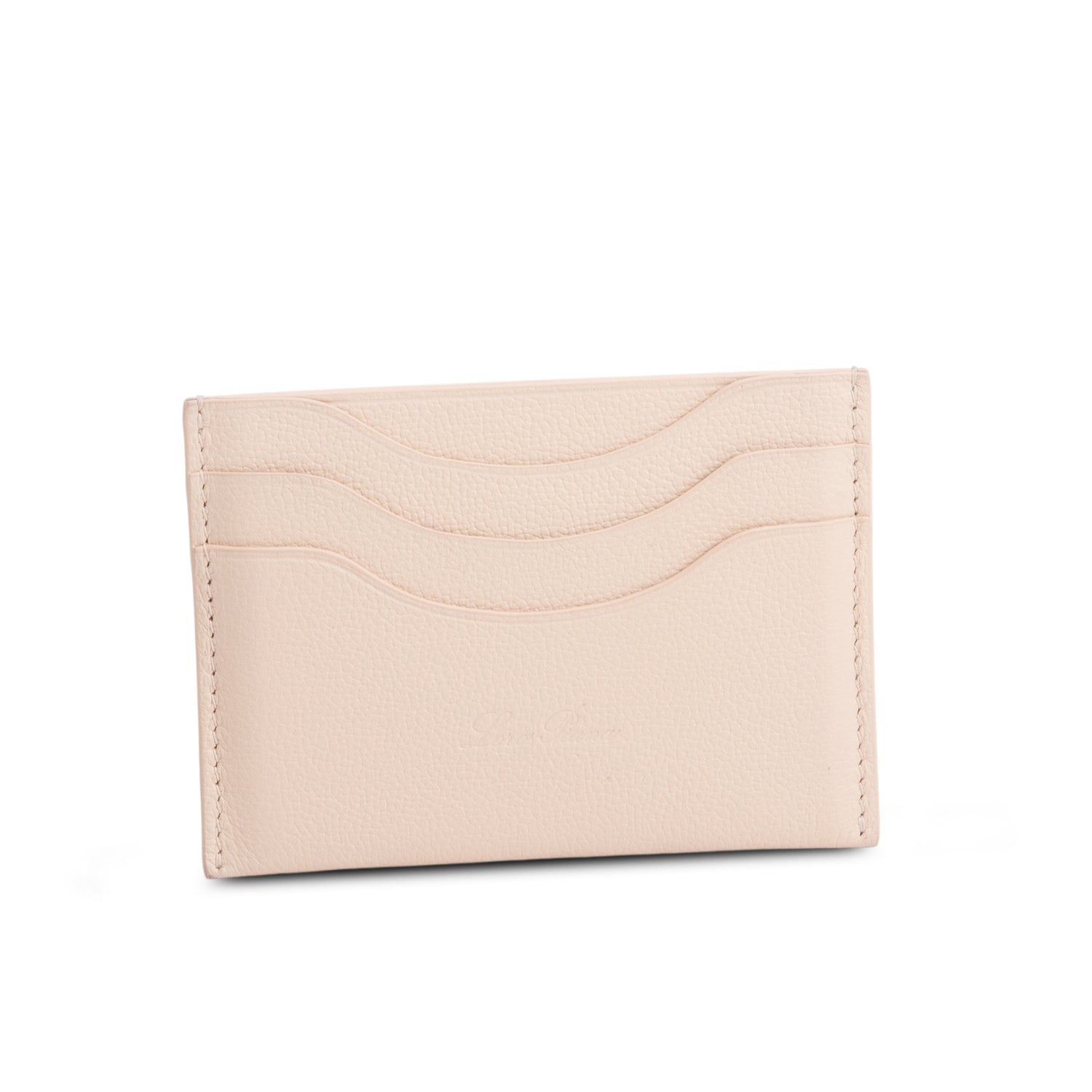 Loro Piana Beige Calfskin Extra Cardholder