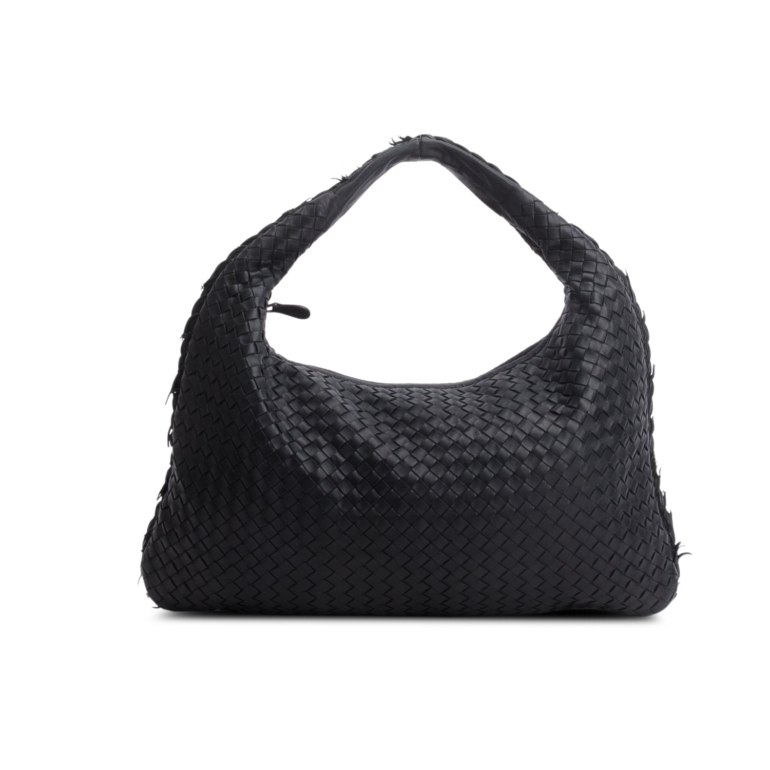 Bottega Veneta Black Nappa Intrecciato Large Hobo
