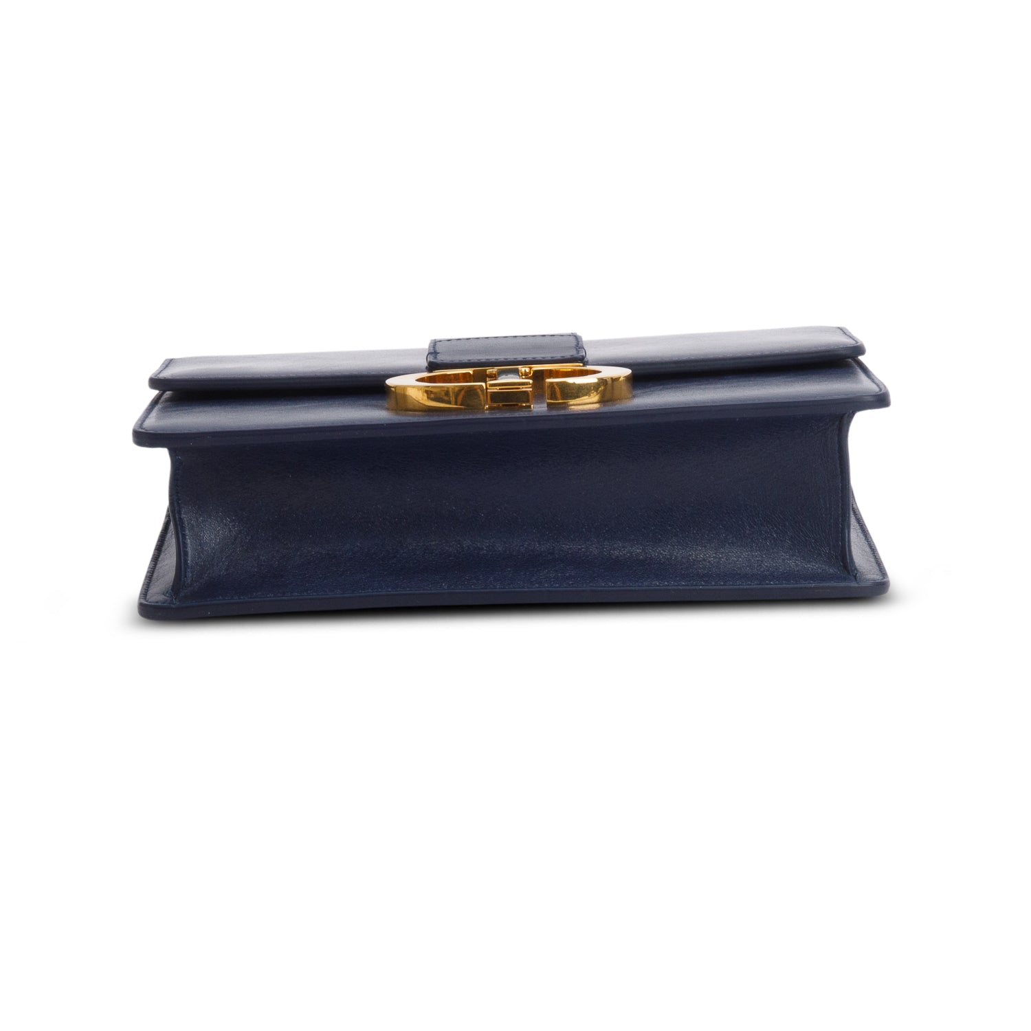 Christian Dior Blue Smooth Calfskin Leather 30 Montaigne Bag w/ Authenticity Card