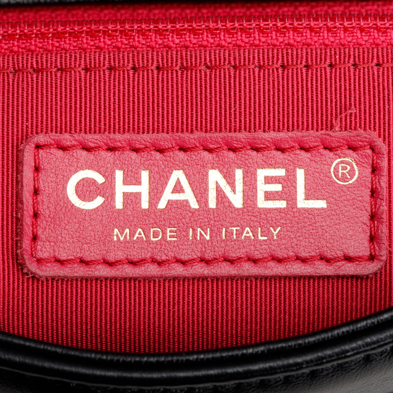 Chanel 2020 Black Shiny Lambskin Quilted Small Fashion Therapy Flap Bag w/ Box, Authenticity Card & Receipt