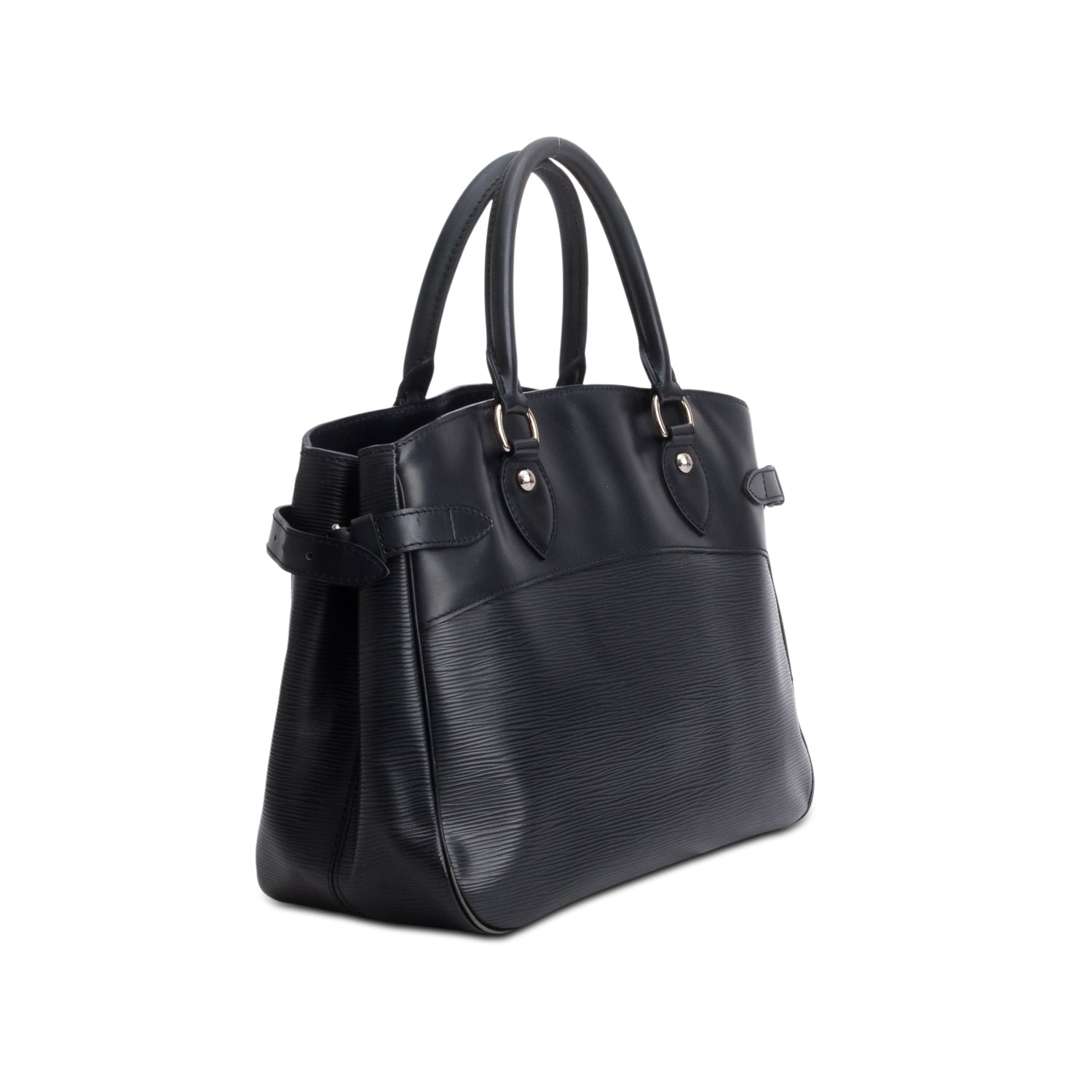 Louis Vuitton Black Epi leather Passy PM