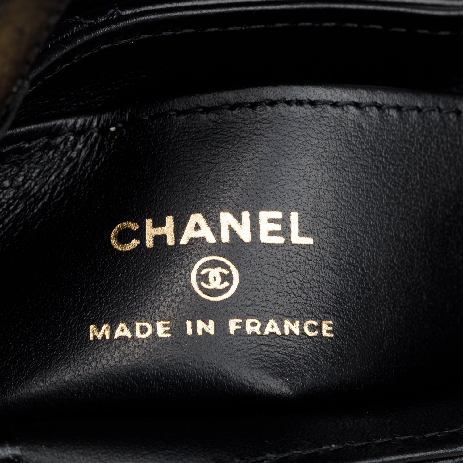 Chanel Black Shiny Aged Calfskin Quilted Mini Nano Kelly Shopper w/ Box