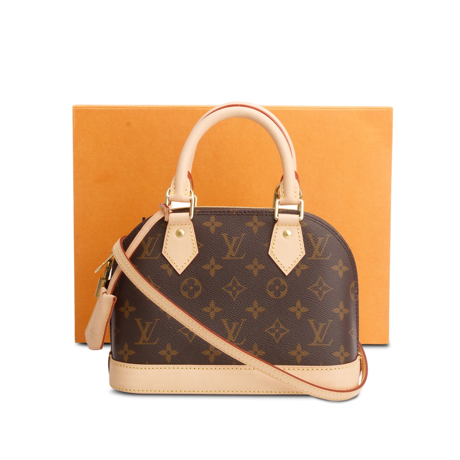 Louis Vuitton Monogram Alma BB w/ Box & Strap