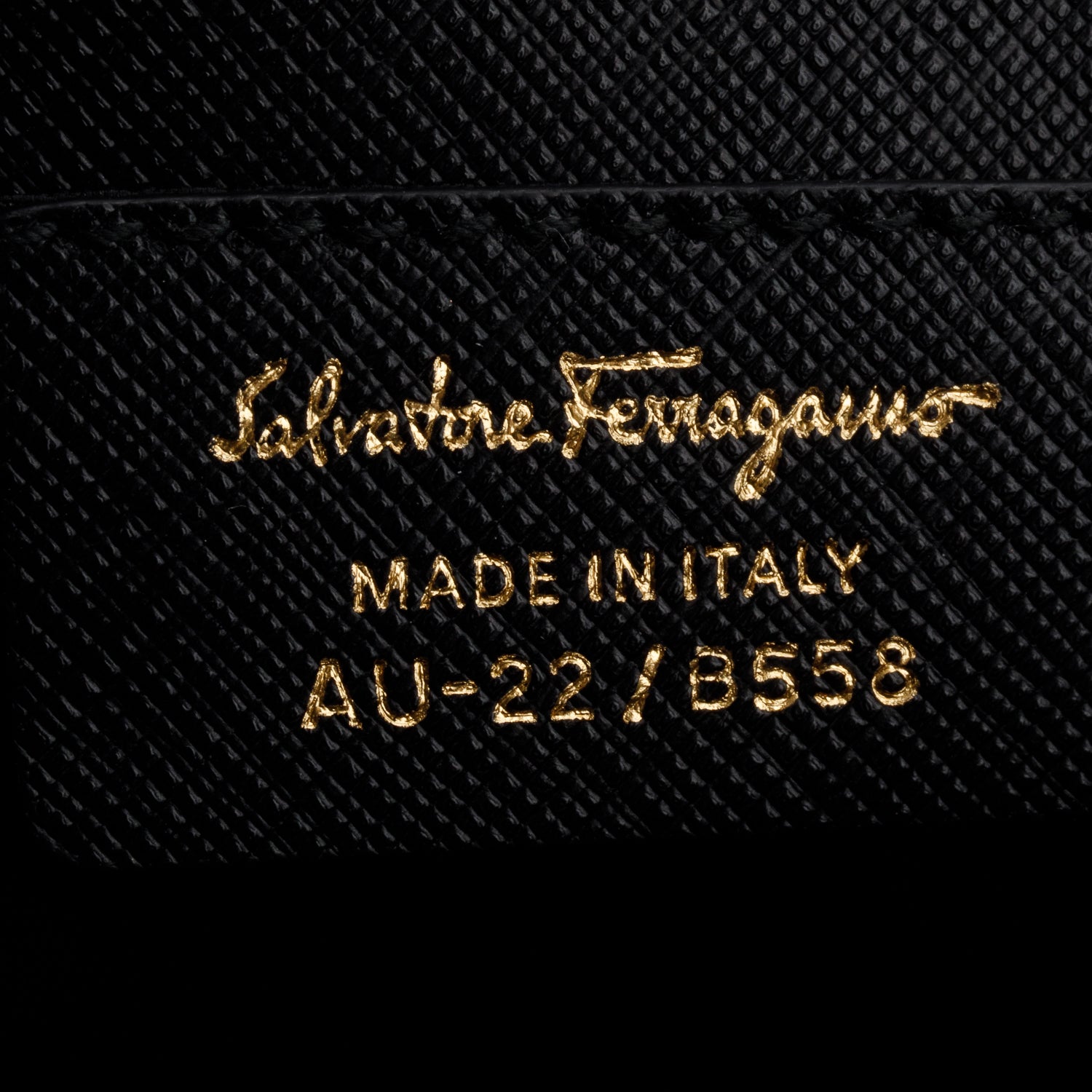 Ferragamo Black Hammered Calfskin Vara Bow Chain Flap Crossbody w/ Box
