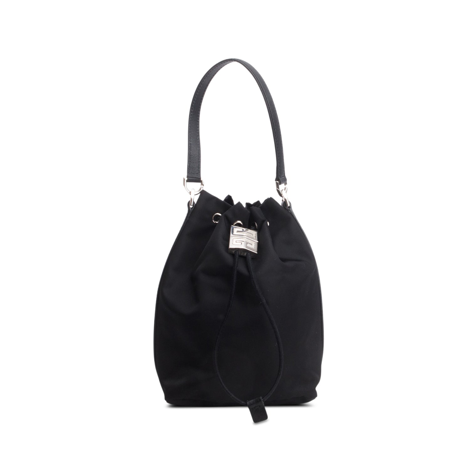 Givenchy 2021 Black Nylon 4G Bucket Bag