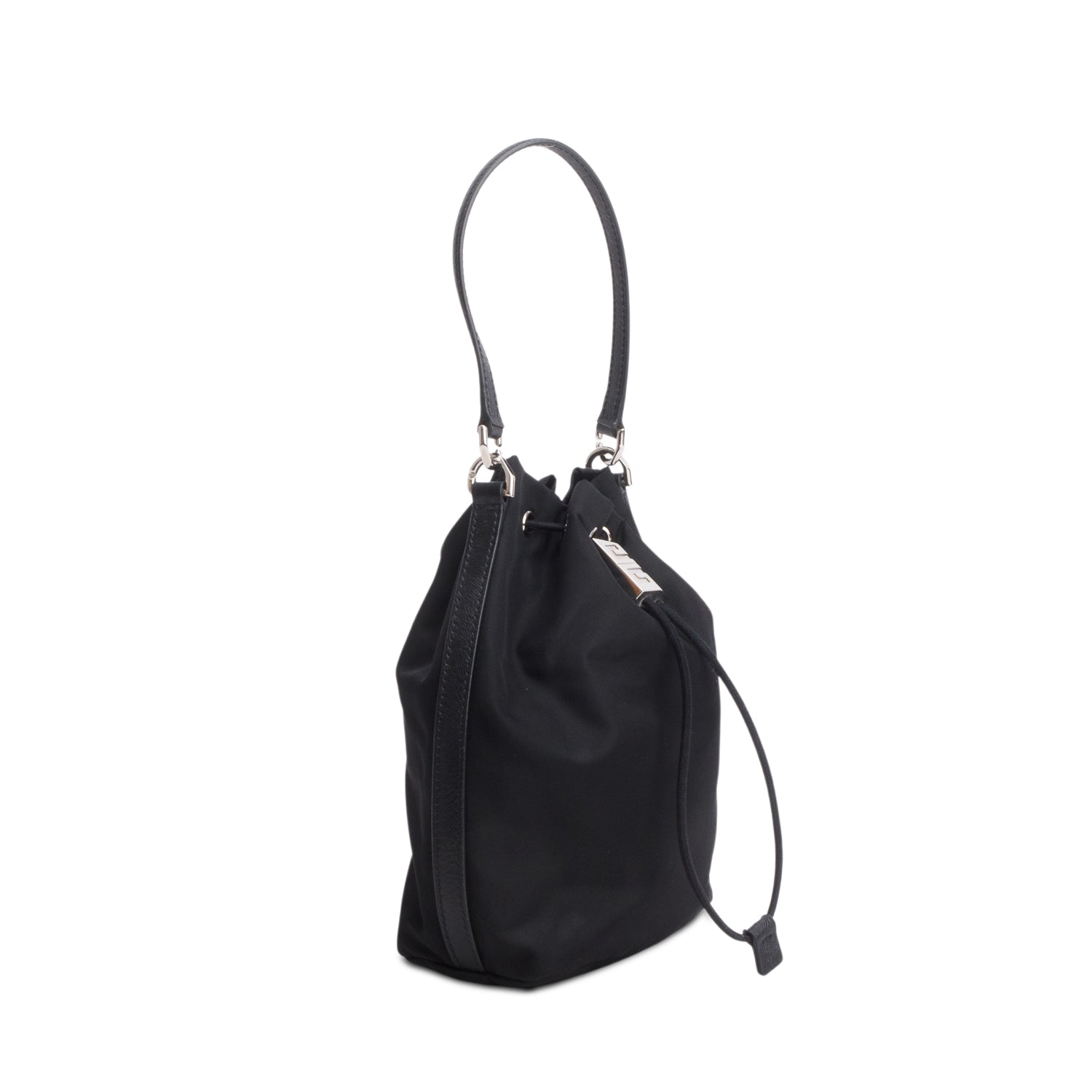 Givenchy 2021 Black Nylon 4G Bucket Bag