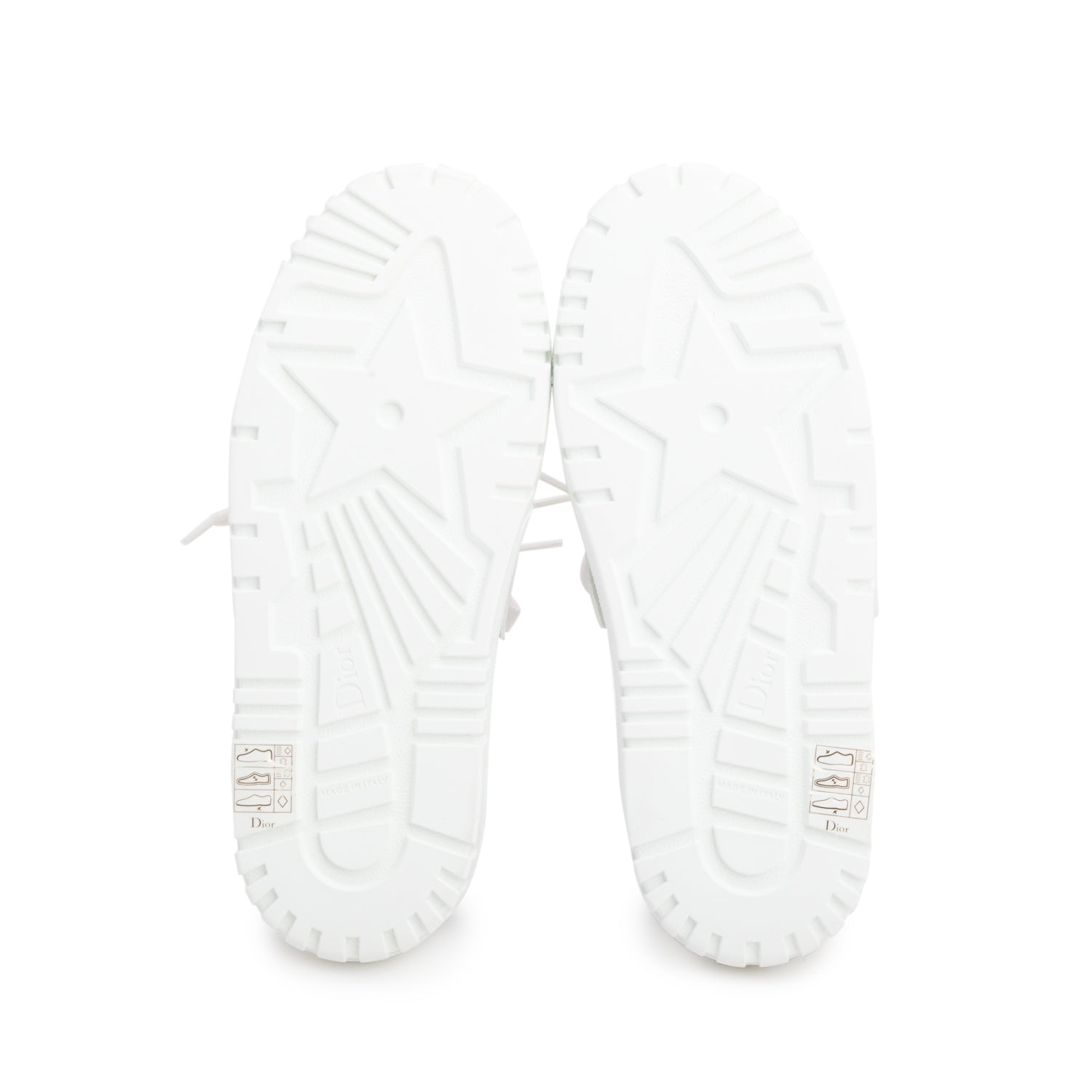 Christian Dior White/Blue Nylon Mesh Dior-ID Platform Sneakers, Women's Size 34.5 w/ Box