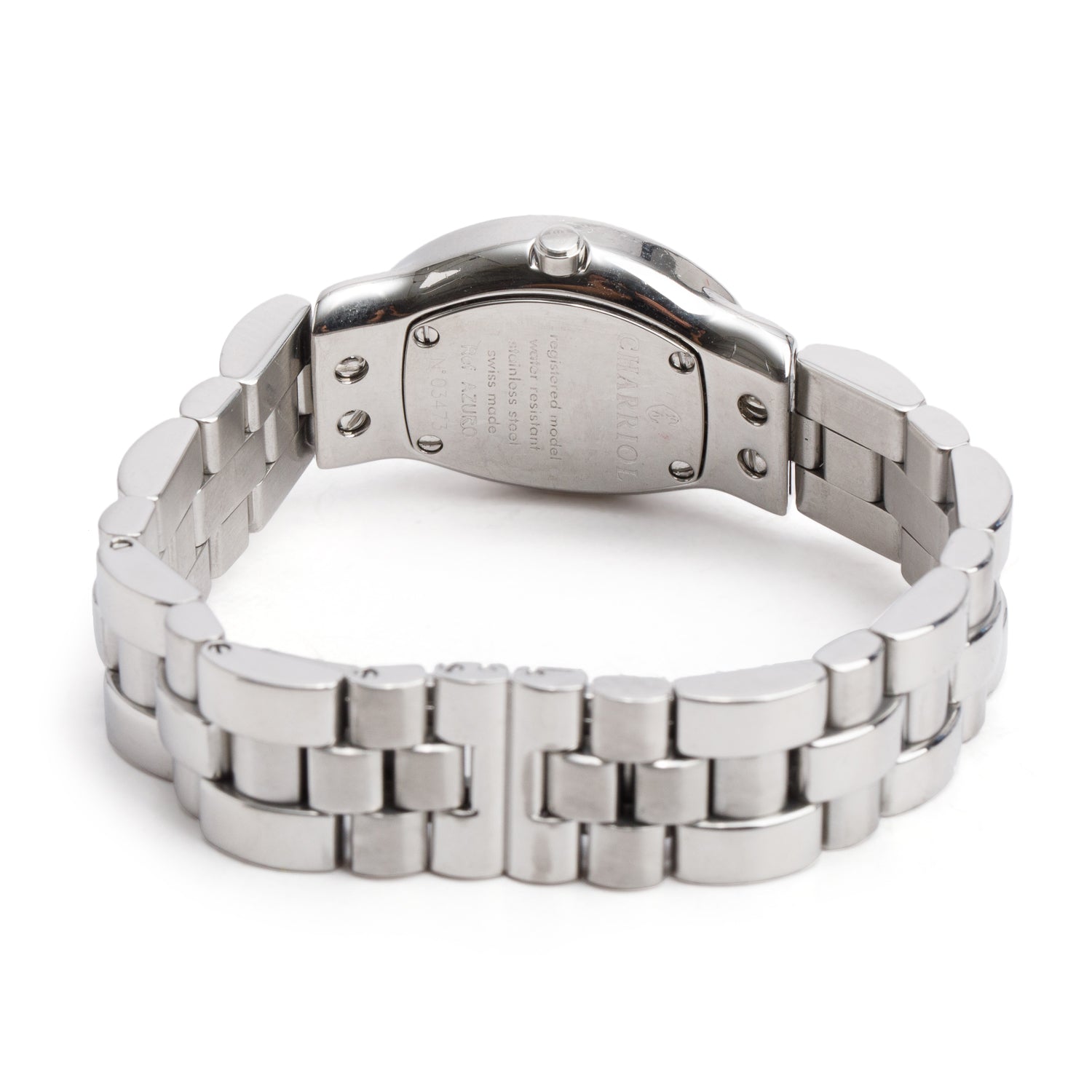 Charriol Stainless Steel 23 MM Azuro Watch Blue Dial