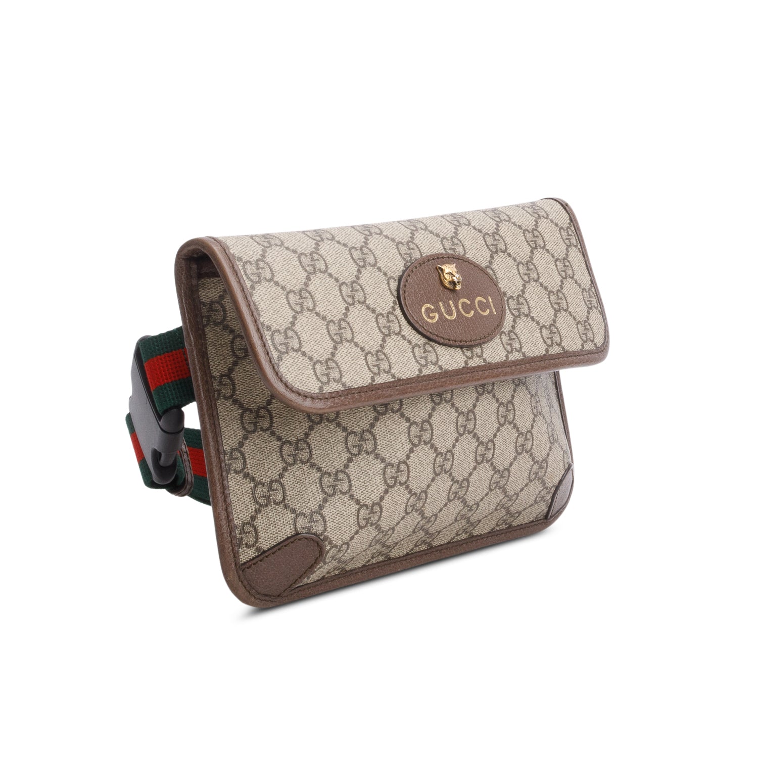 Gucci GG Supreme Monogram Neo Vintage Web Belt Bag