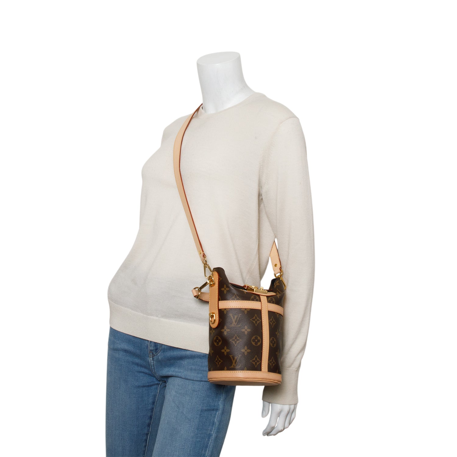 Louis Vuitton Monogram Duffle Bag w/ Receipt & Strap