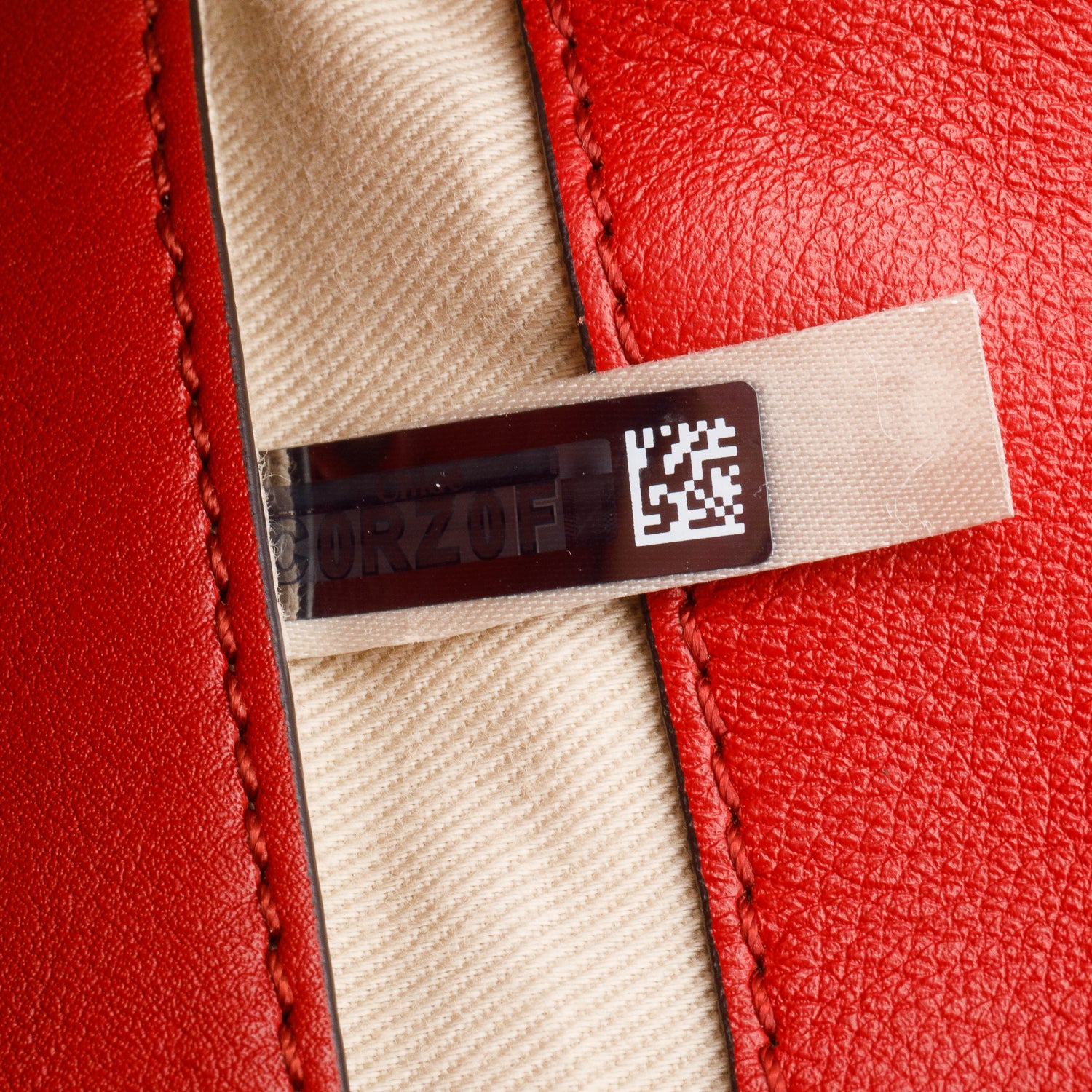 Chloe Red Calfskin Small Faye Day Shoulder Bag w/ Authenticity Card & Strap