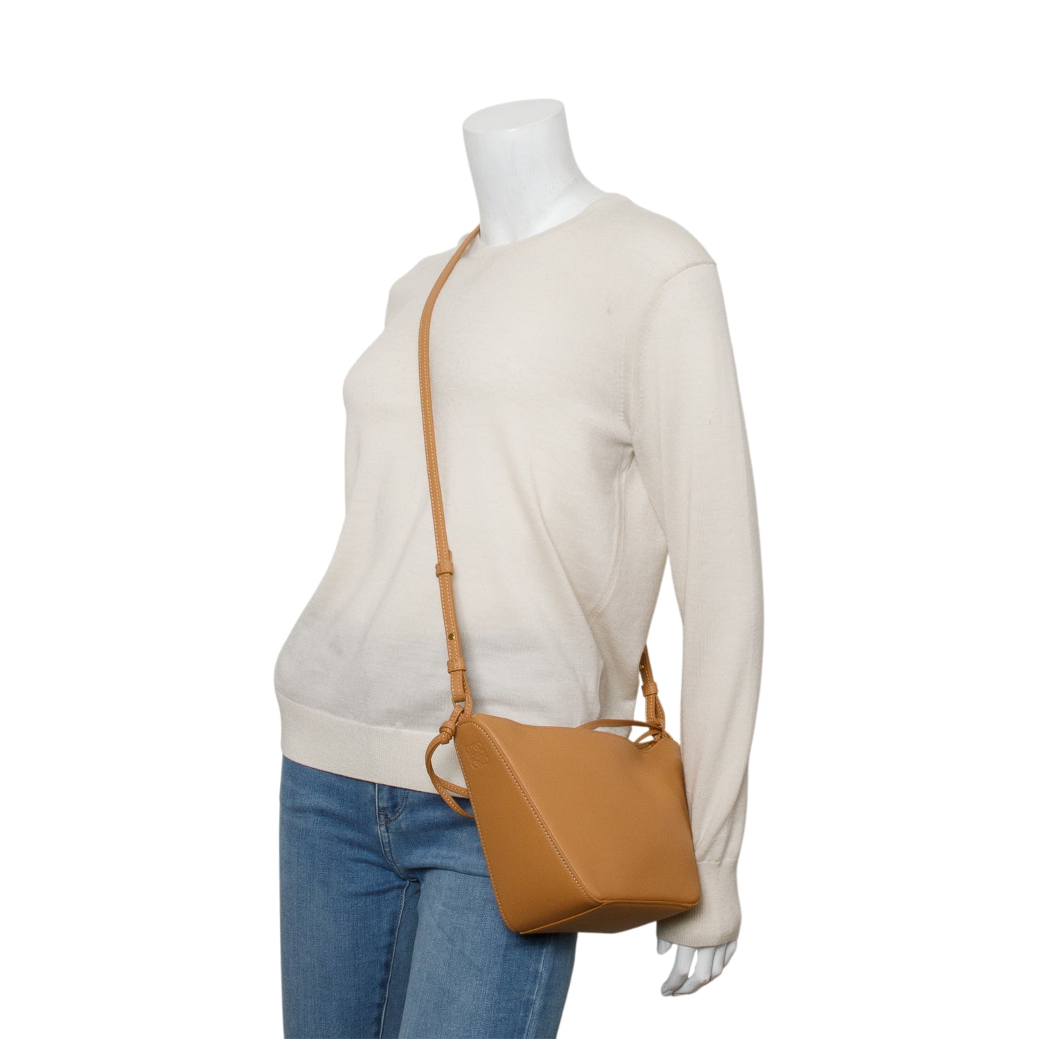 Loewe Brown Calfskin Mini Hammock Hobo