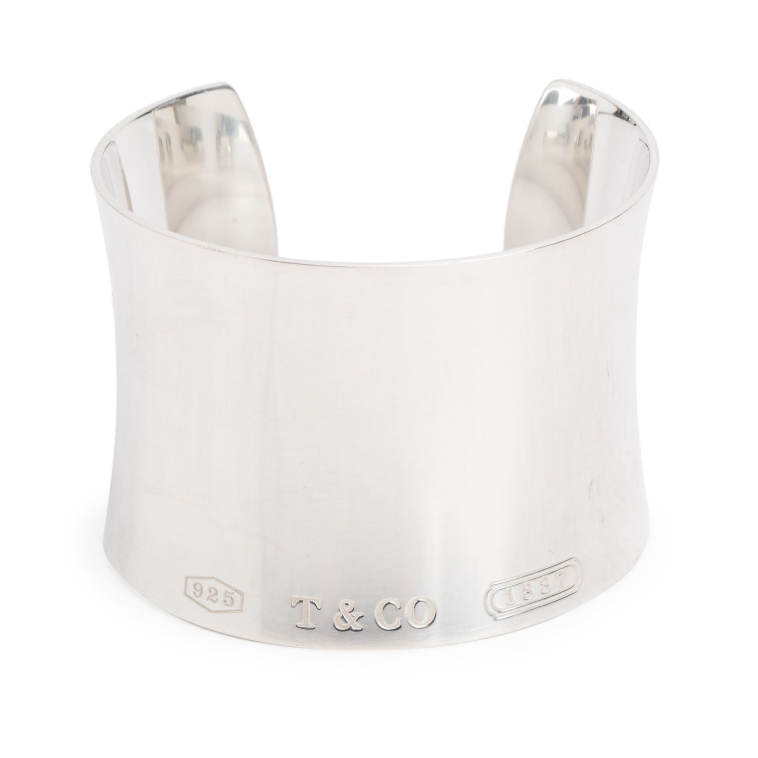 Tiffany & Co. Sterling Silver 1837 Extra Wide Cuff Bracelet