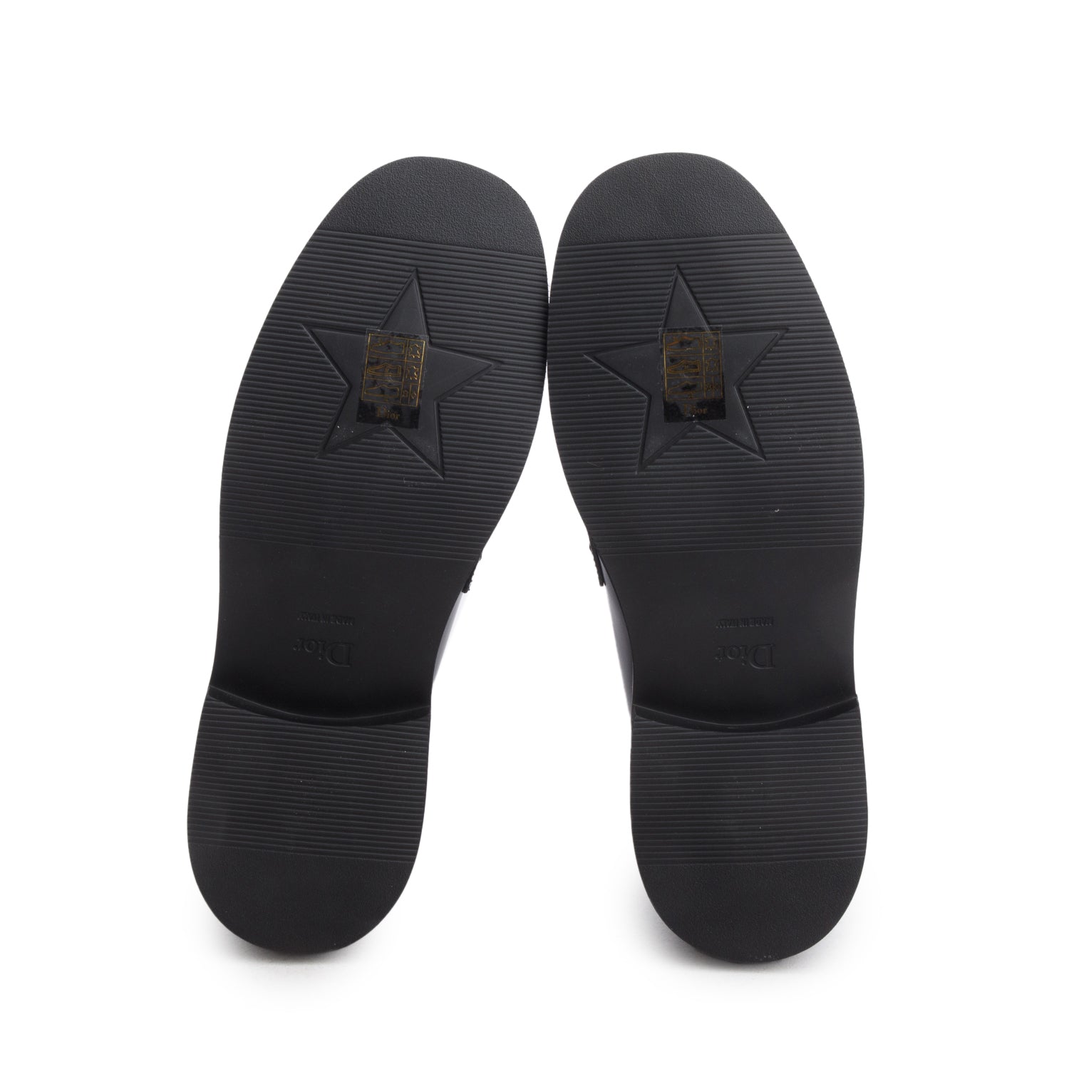 Christian Dior 2022 Black Brushed Calfskin Boy Loafers, Women's Size 37 w/ Box