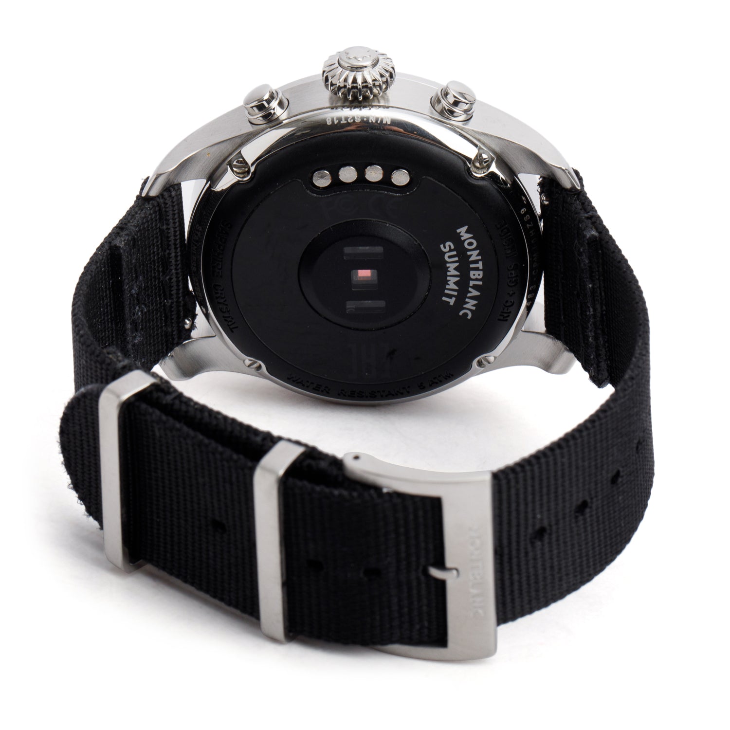 Montblanc Stainless Steel Summit 2 42 MM Smartwatch S2T18 w/ Box, Papers, Charger & Extra Band