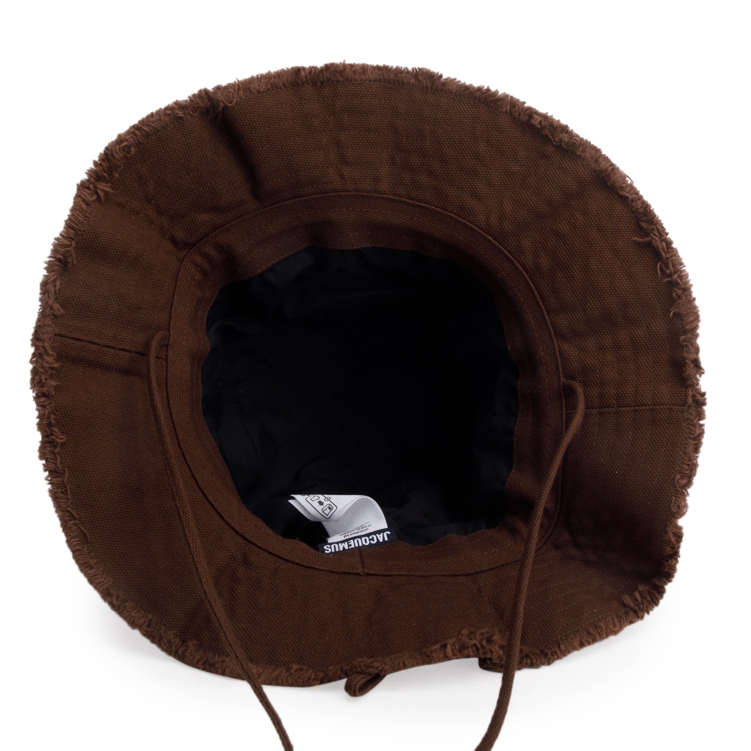 Jacquemus Brown Canvas 'The Artichaut' Bucket Hat, Size 60