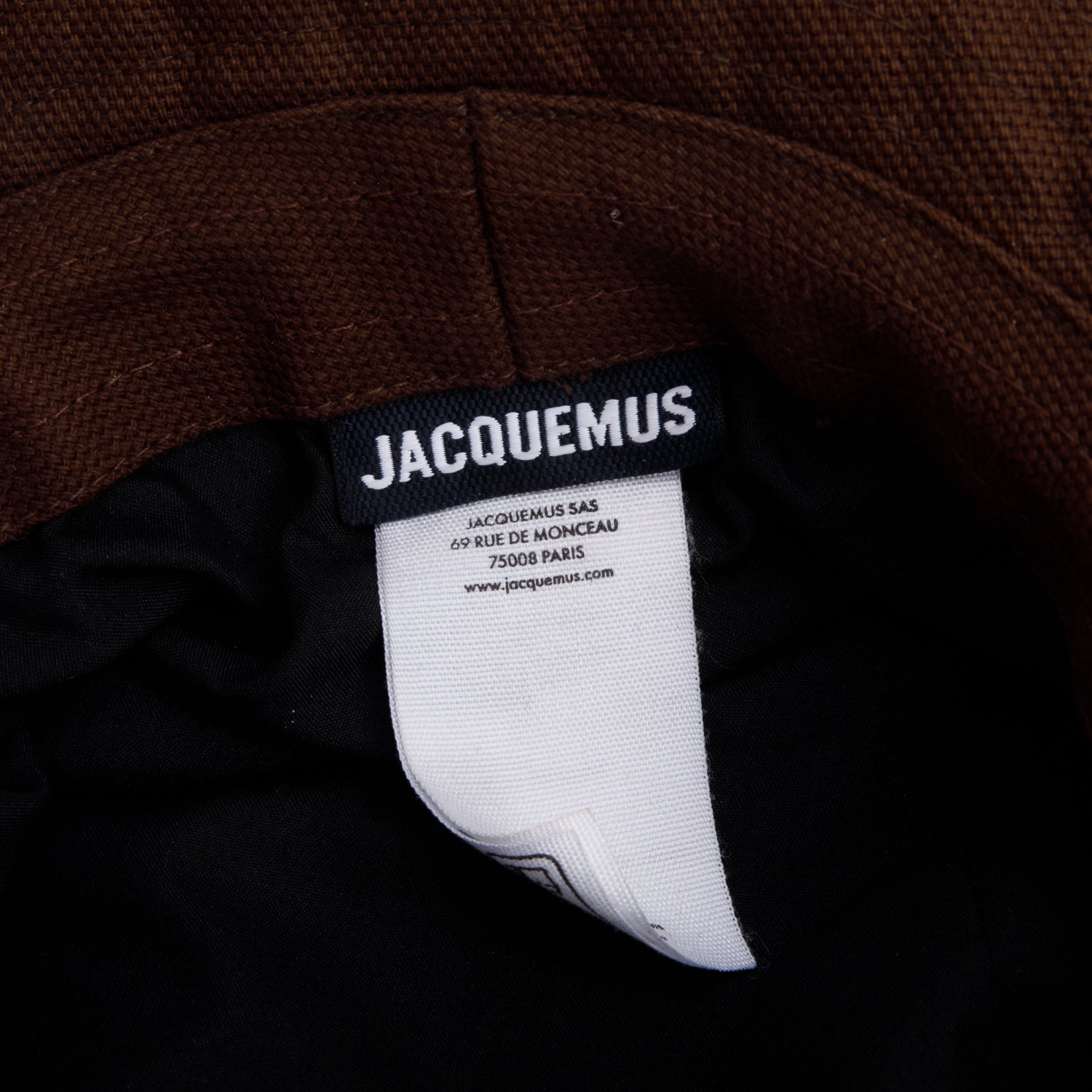 Jacquemus Brown Canvas 'The Artichaut' Bucket Hat, Size 60