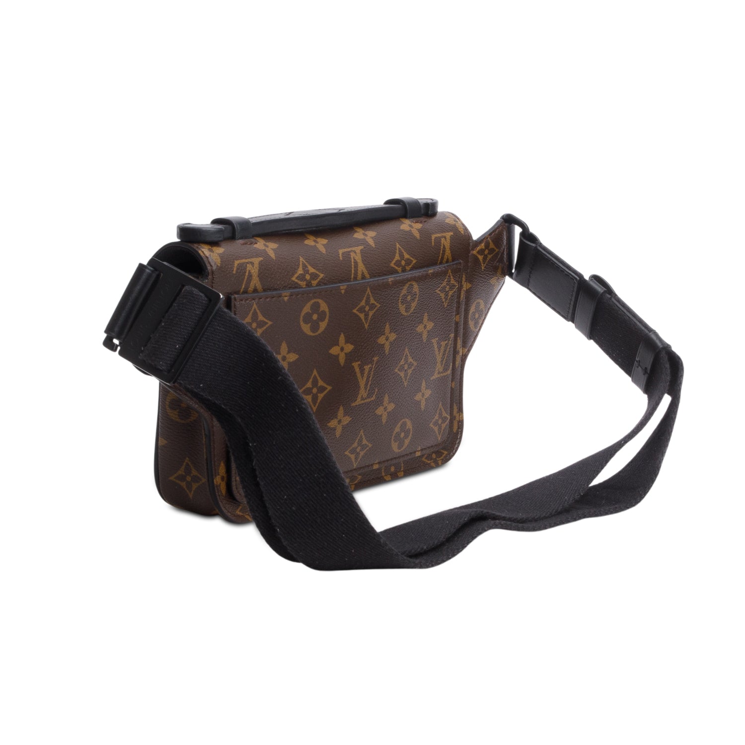 Louis Vuitton Monogram Macassar S Lock Waist Bag