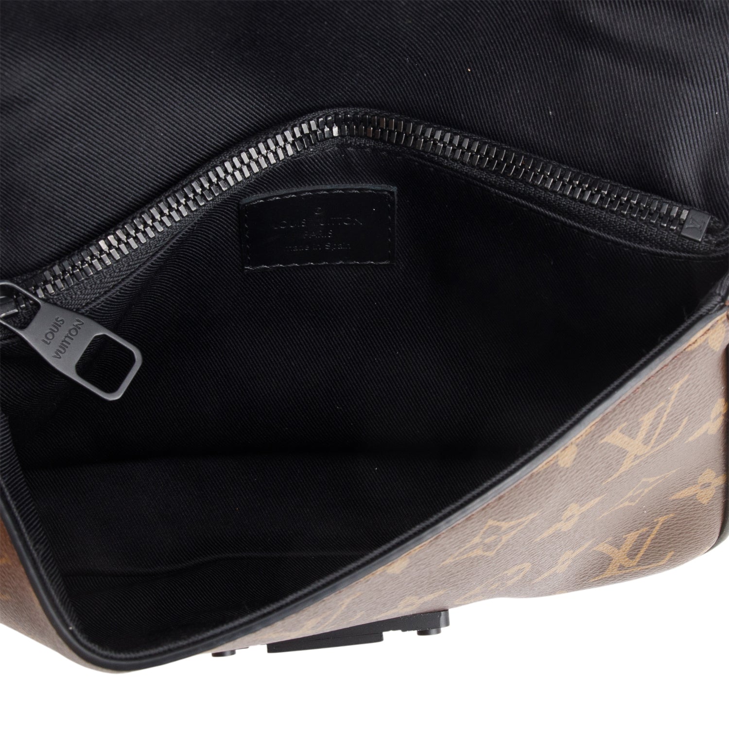 Louis Vuitton Monogram Macassar S Lock Waist Bag