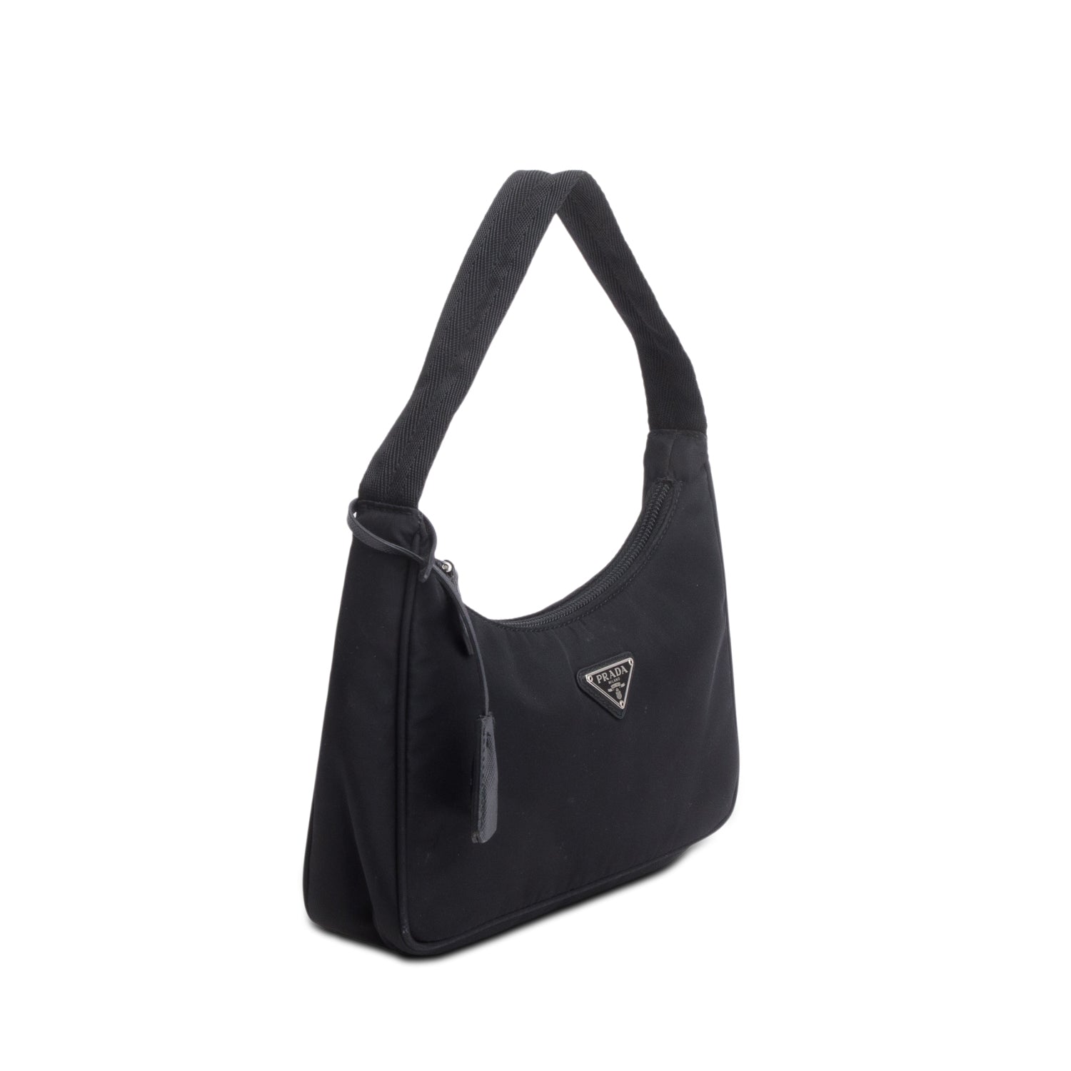 Prada Black Re-Nylon Saffiano Re-Edition 2000 Mini Bag