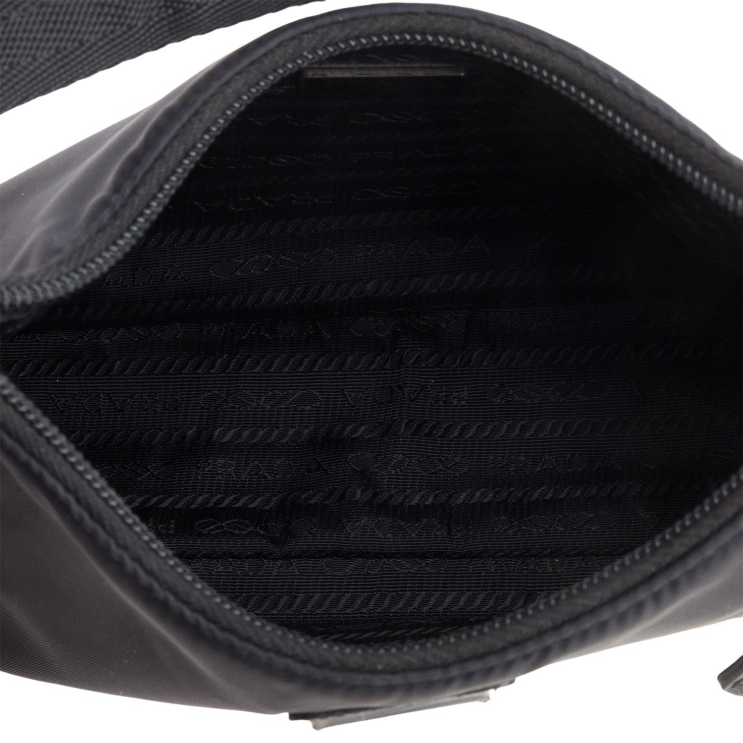 Prada Black Re-Nylon Saffiano Re-Edition 2000 Mini Bag