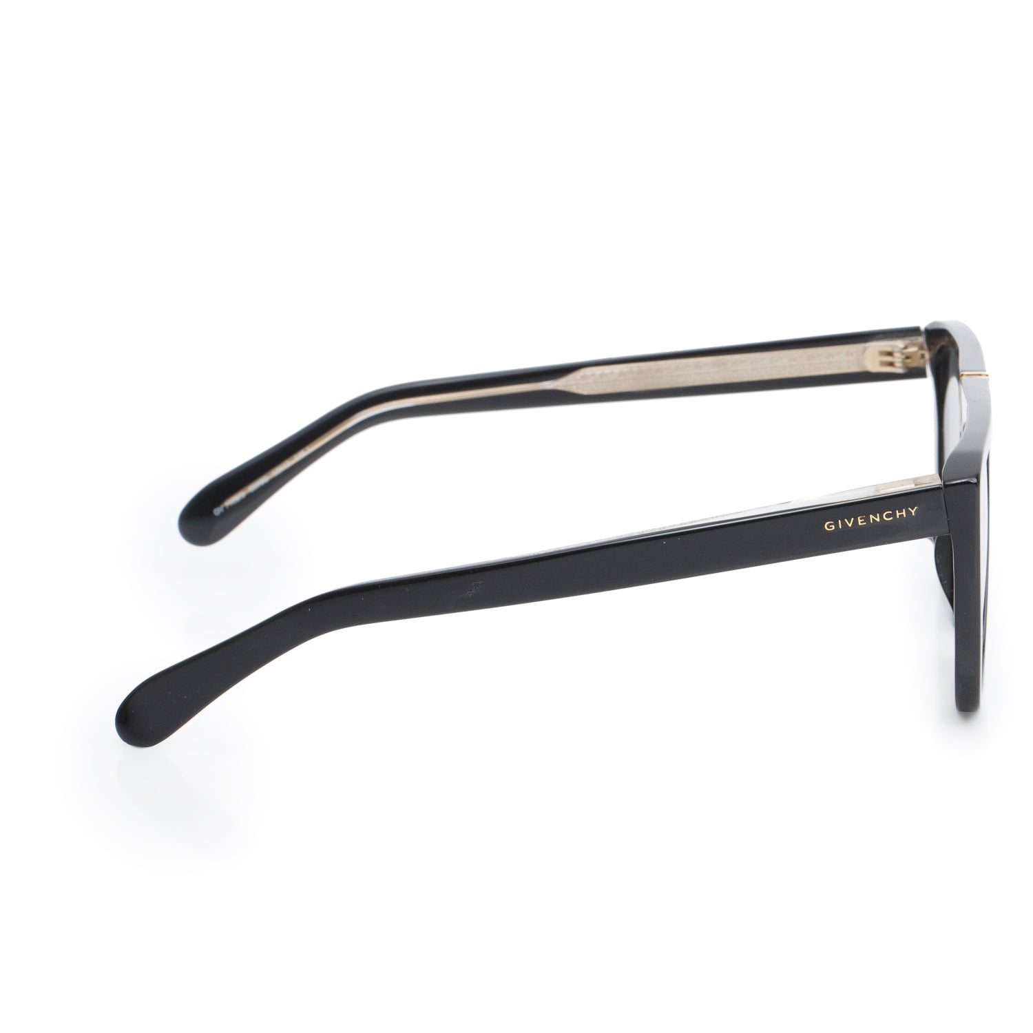 Givenchy GV7109/S Black Acetate Square Sunglasses w/ Case