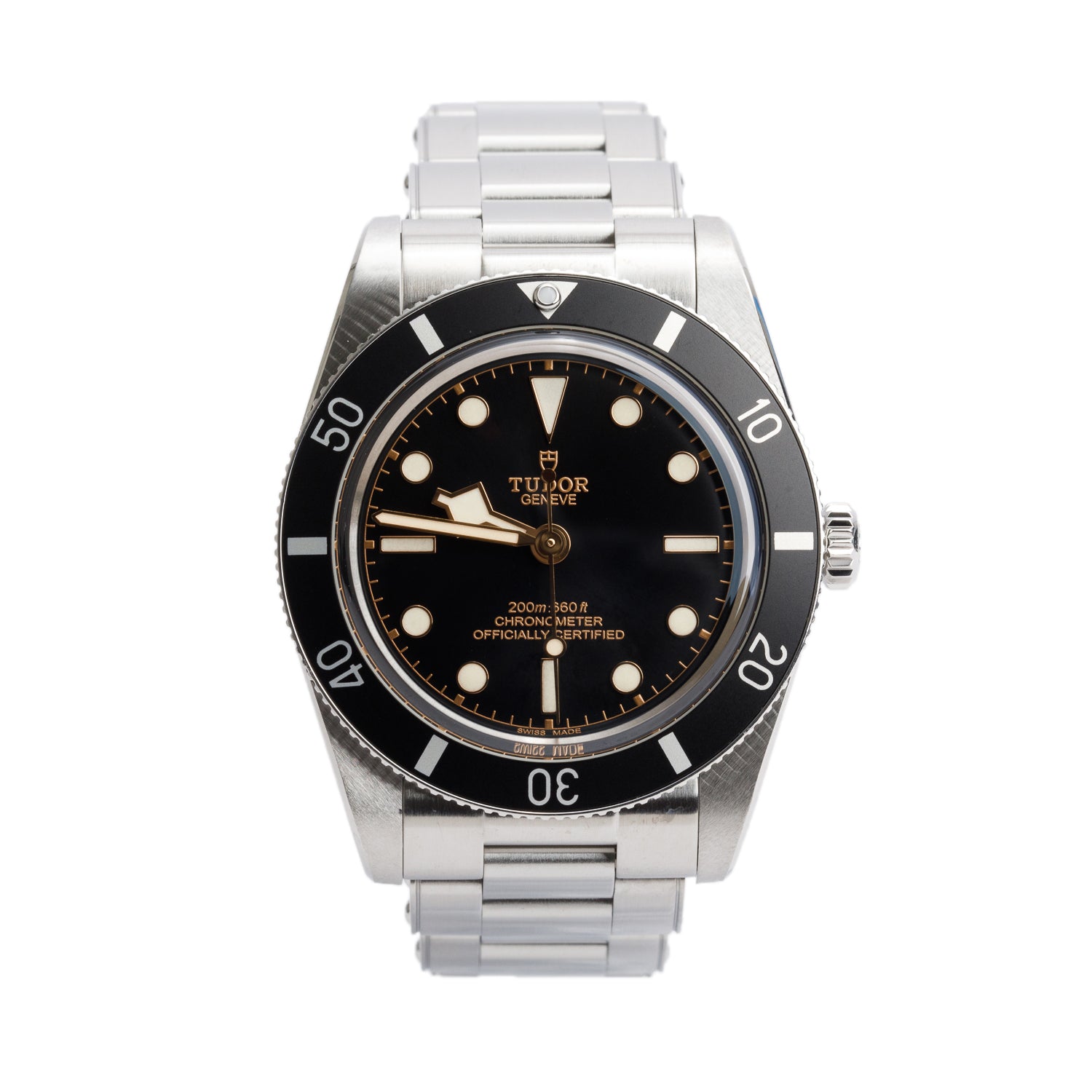 Tudor 2023 Stainless Steel Black Bay Fifty Four 37 MM Automatic Watch Black Dial 79000N w/ Box & Papers