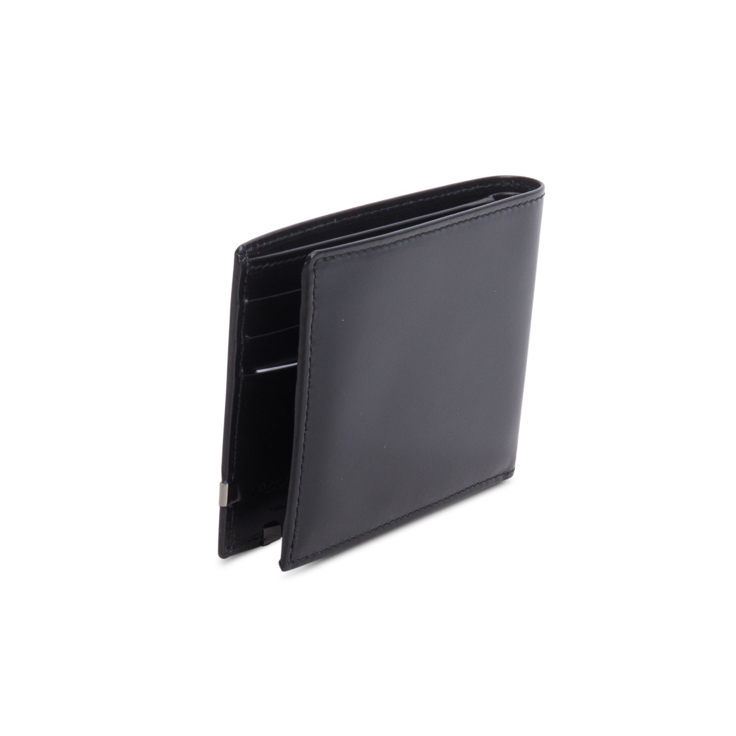 Ferragamo Black Calfskin Classic Wallet w/ Box