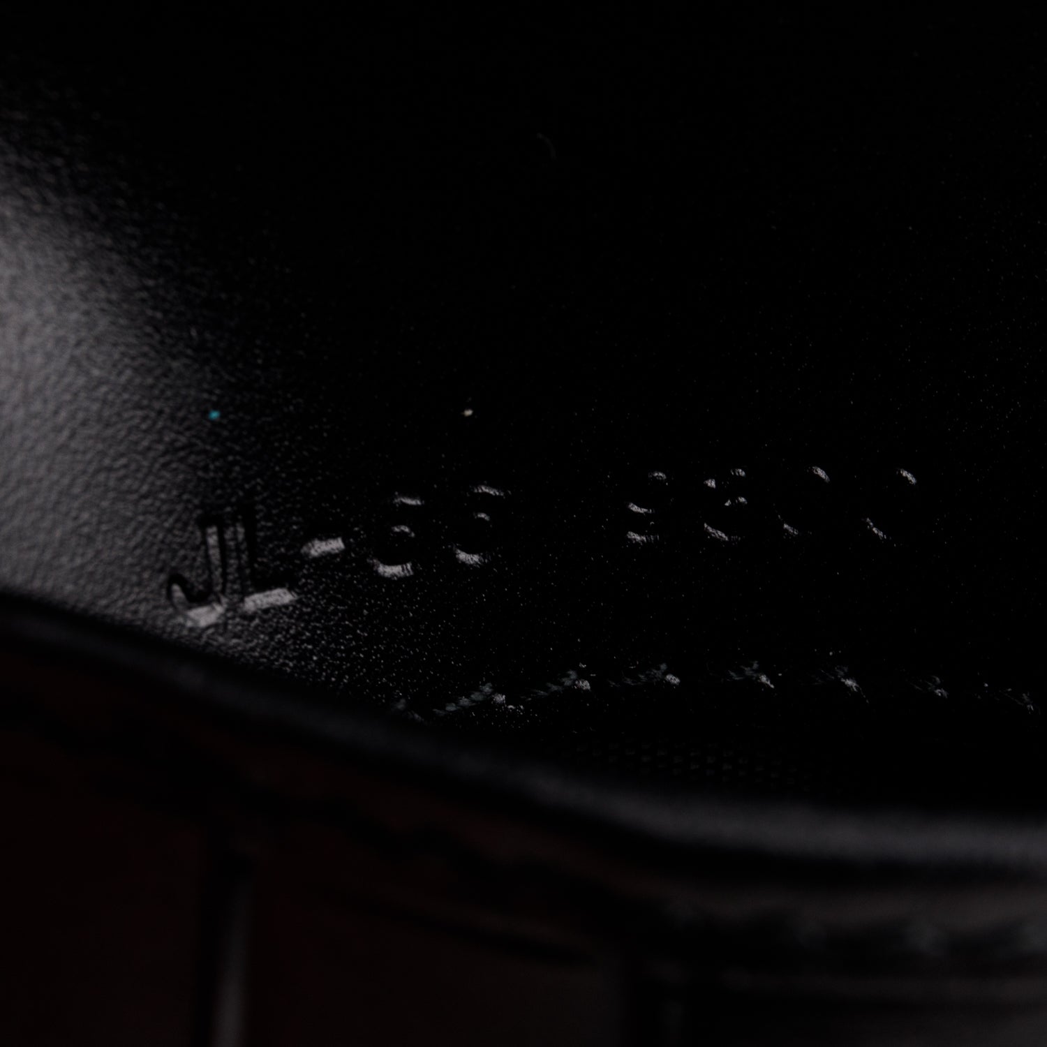 Ferragamo Black Hammered Calfskin Monogram Wallet w/ Box