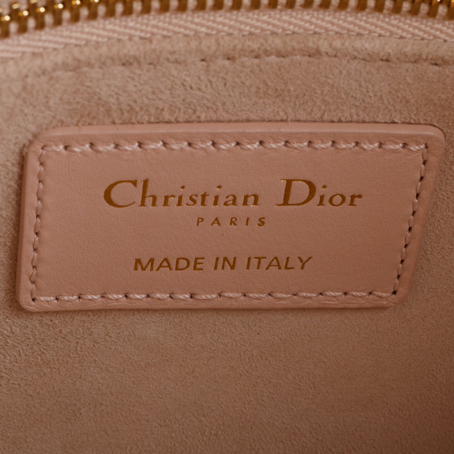 Christian Dior 2025 Pink Lambskin Cannage Small My ABC Lady Dior w/ Box, Authenticity Card & Strap