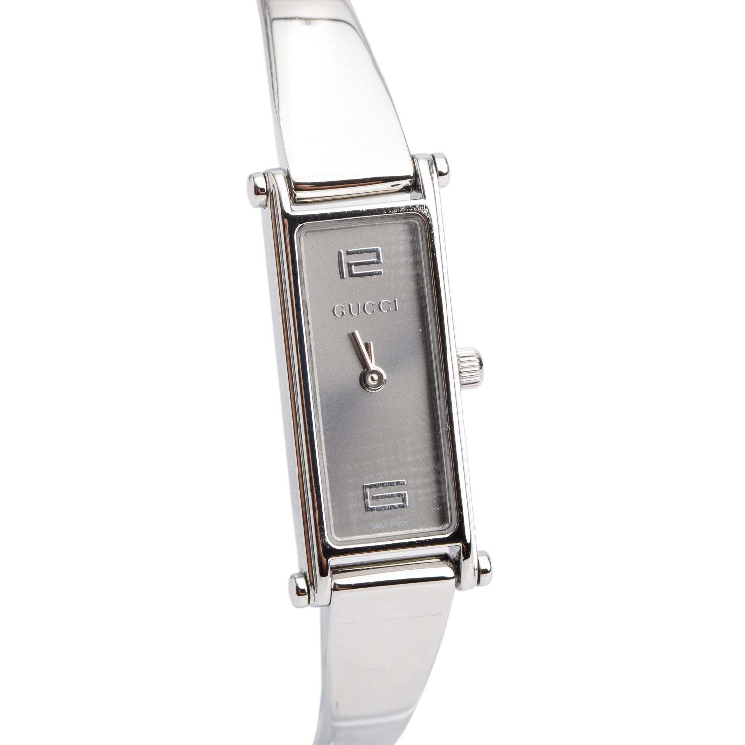 Gucci Stainless Steel 1500 Series Quartz Watch Silver Dial