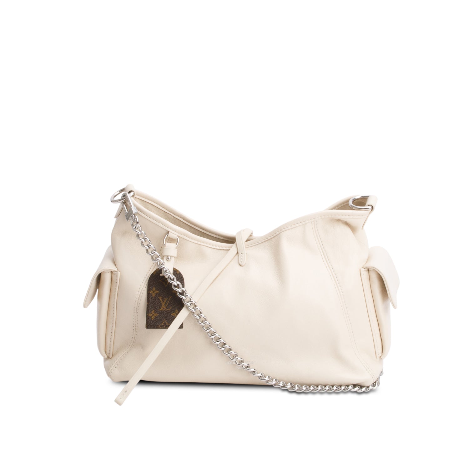 Louis Vuitton Cream CarryAll Cargo Vibe PM w/ Straps