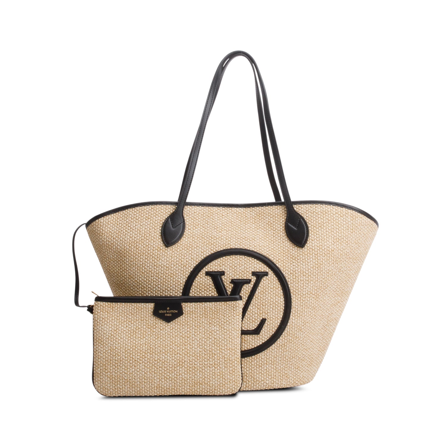 Louis Vuitton Raffia Saint Jacques w/ Pouch