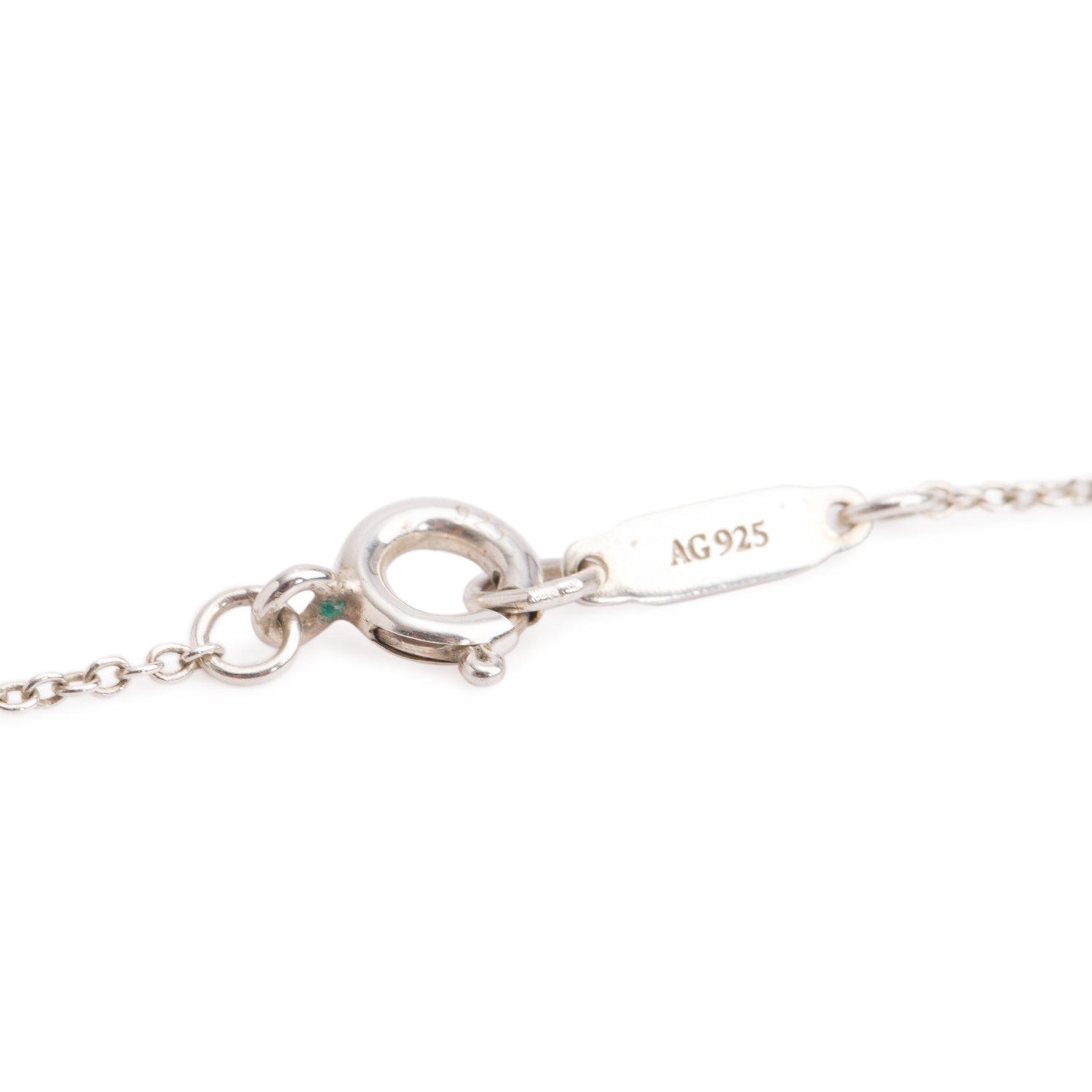 Tiffany & Co. Sterling Silver Mini Bow Pendant Necklace