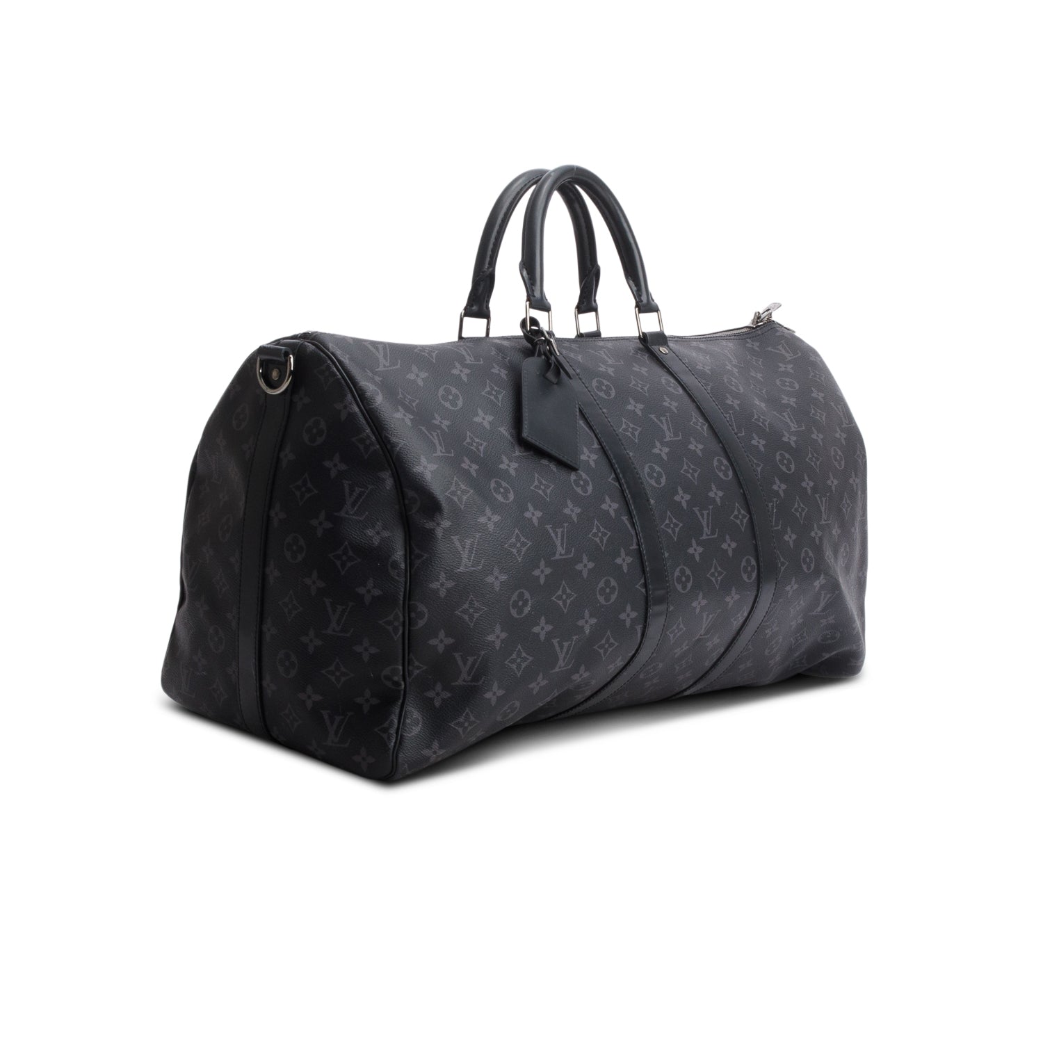 Louis Vuitton Monogram Eclipse Keepall Bandouliere 55 w/ Strap