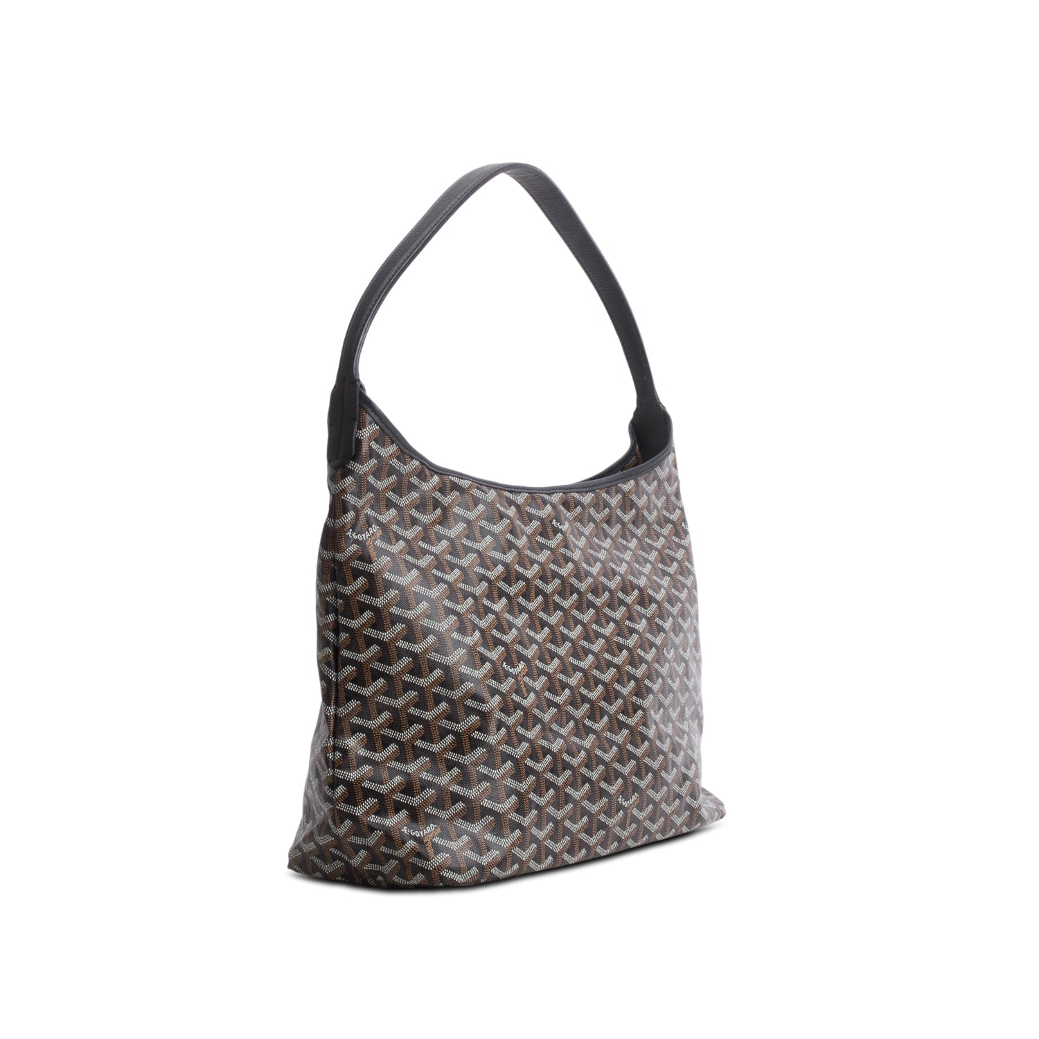 Goyard 2023 Black Goyardine Sac Boheme PM w/ Pouch & Receipt
