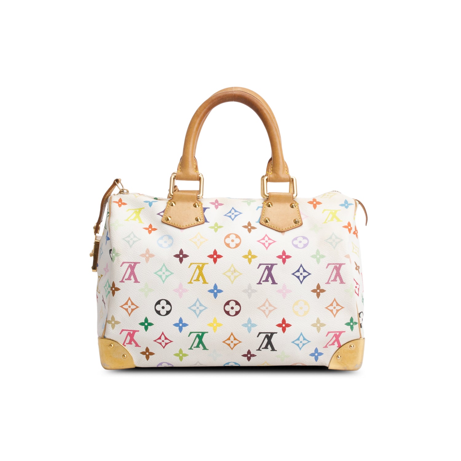 Louis Vuitton White Monogram Multicolore Speedy 30
