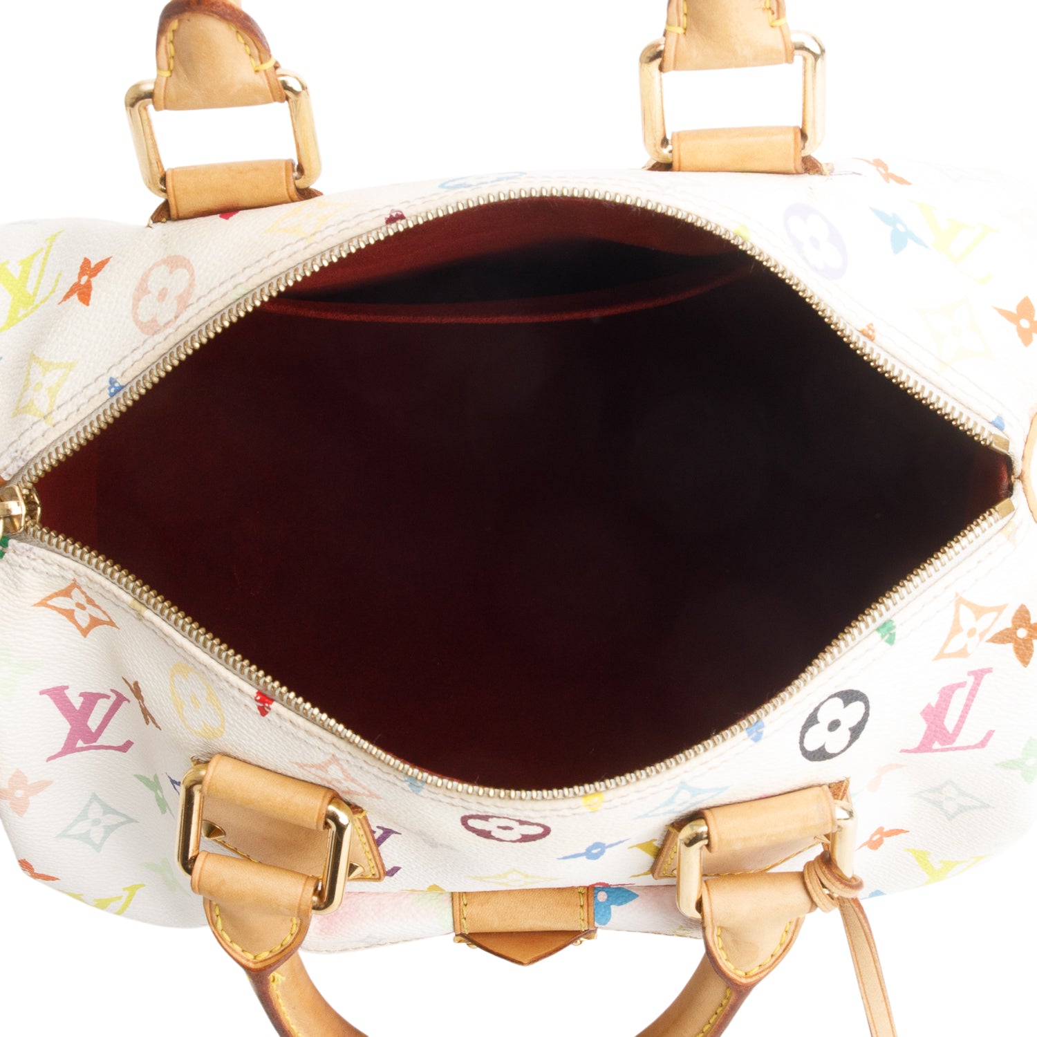 Louis Vuitton White Monogram Multicolore Speedy 30