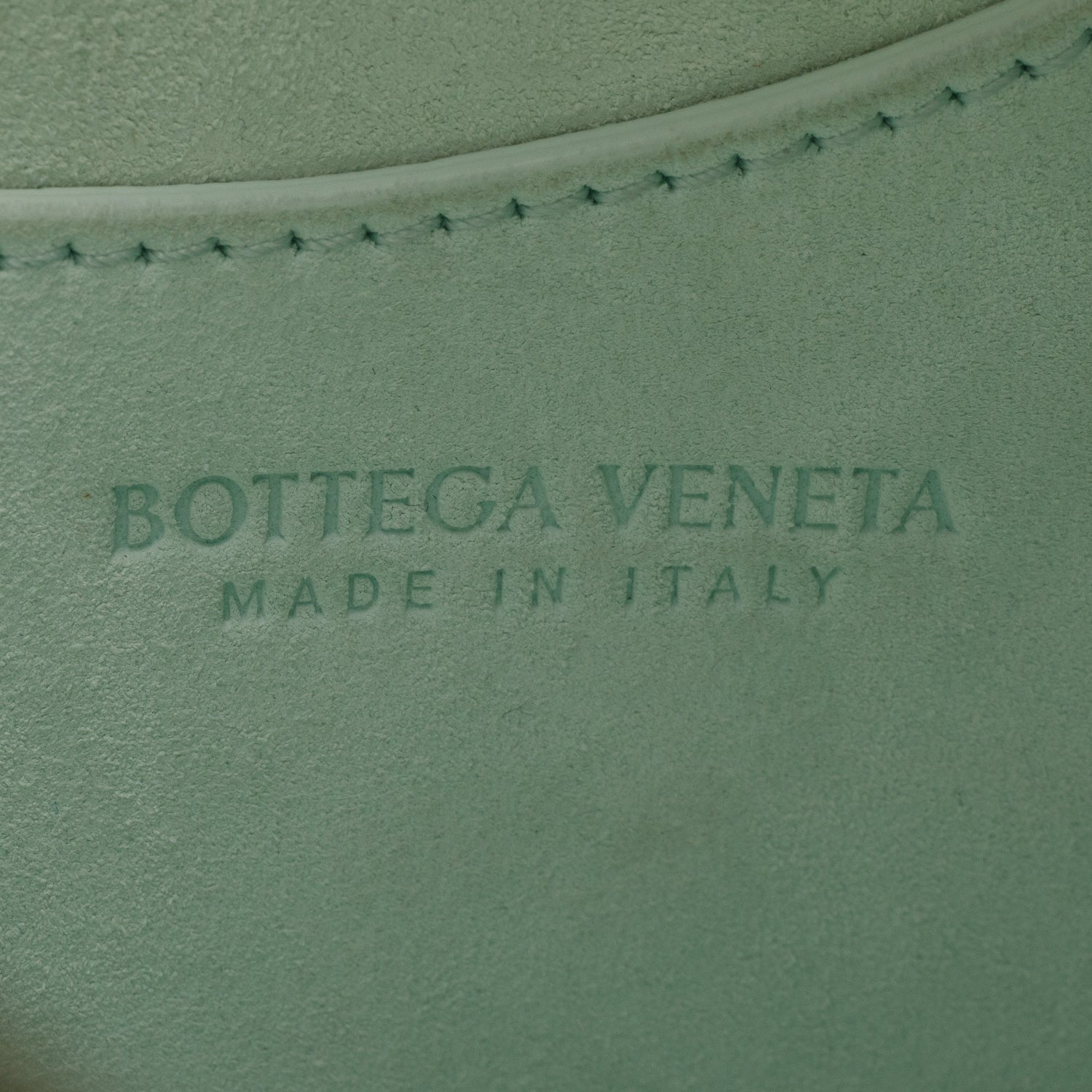 Bottega Veneta Light Green Nappa Intrecciato Small Drop Shoulder Bag