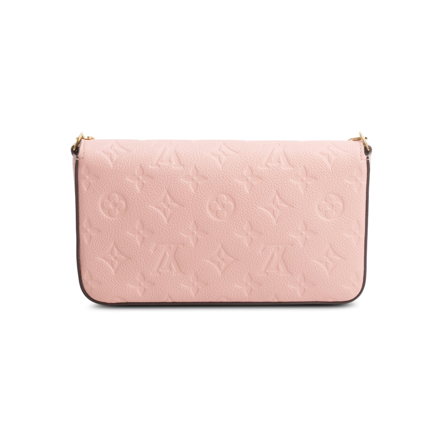 Louis Vuitton Pink Monogram Empreinte Leather Felicie Pochette w/ Receipt