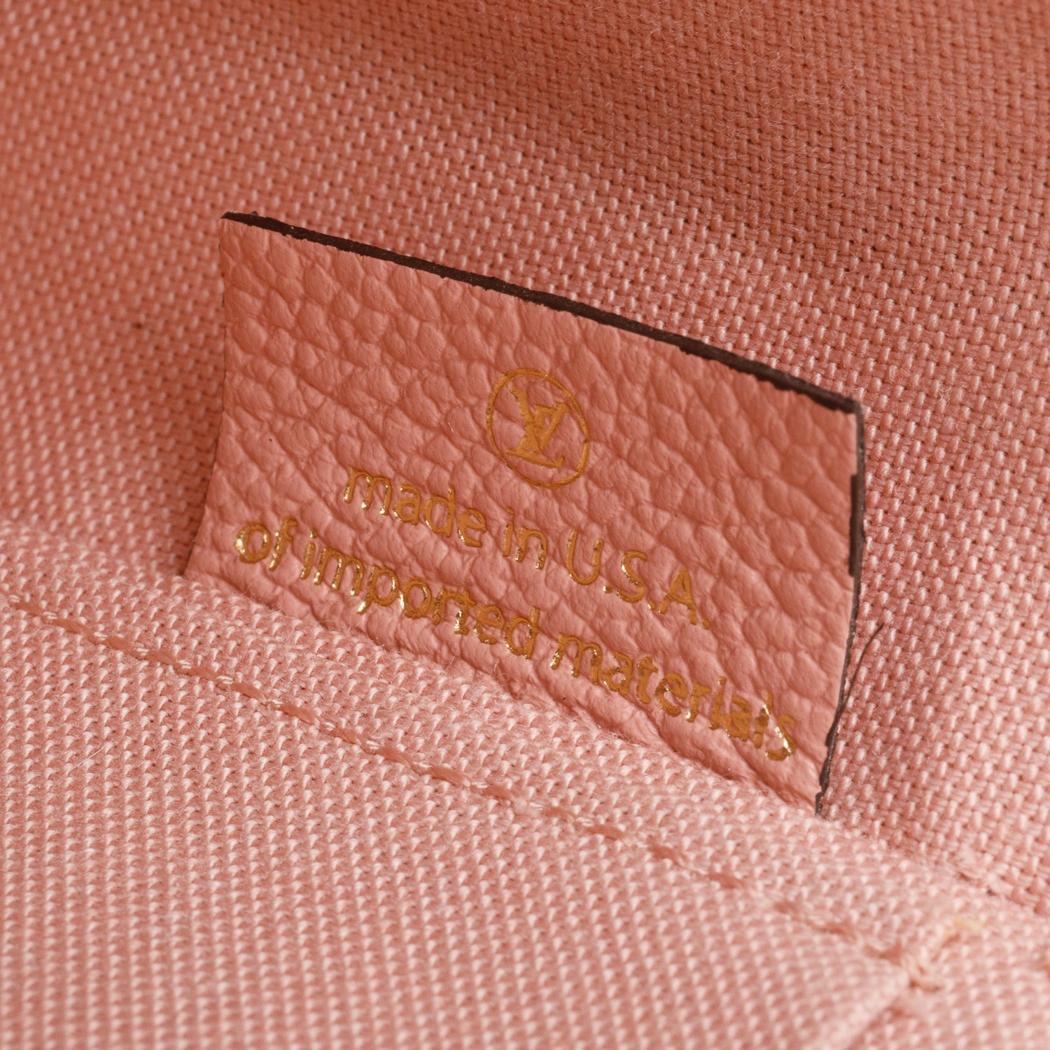 Louis Vuitton Pink Monogram Empreinte Leather Felicie Pochette w/ Receipt