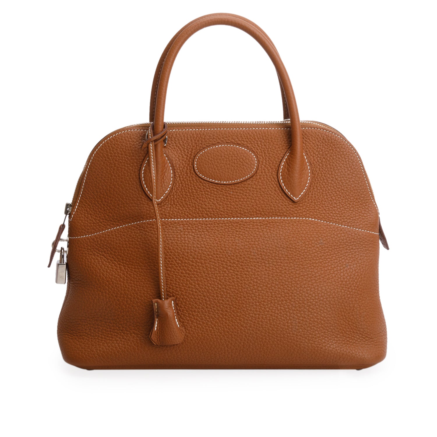 Hermes Gold Taurillon Clemence Bolide 31 w/ Strap