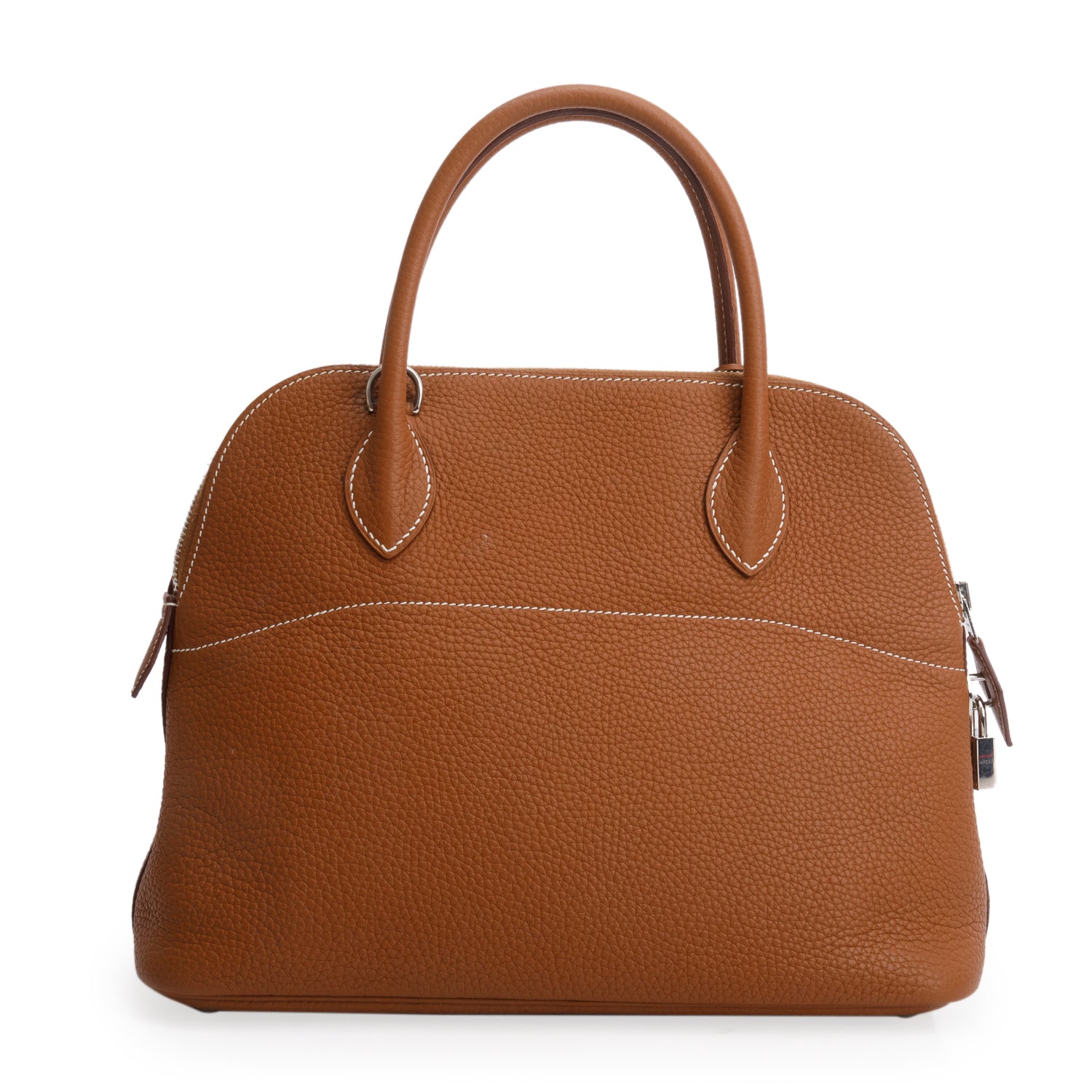 Hermes Gold Taurillon Clemence Bolide 31 w/ Strap
