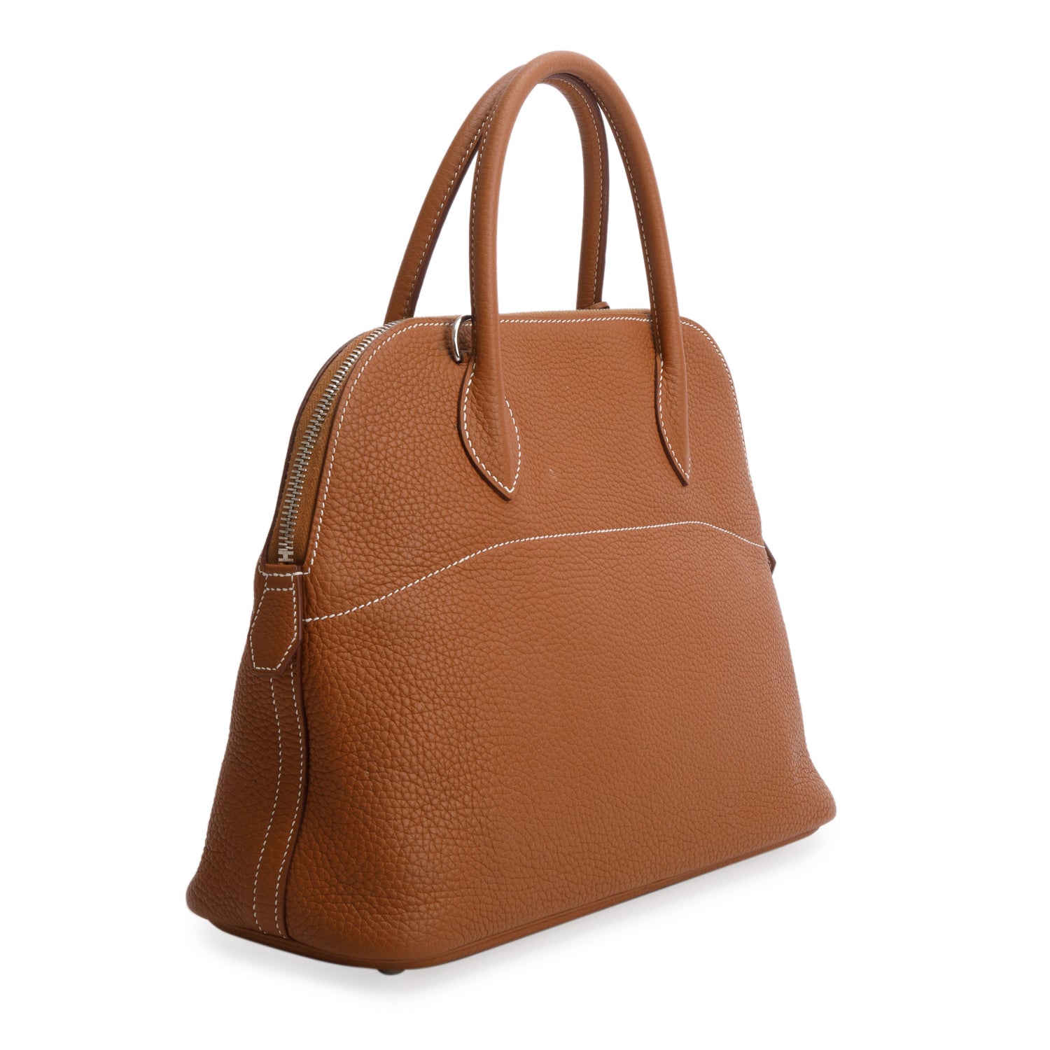 Hermes Gold Taurillon Clemence Bolide 31 w/ Strap