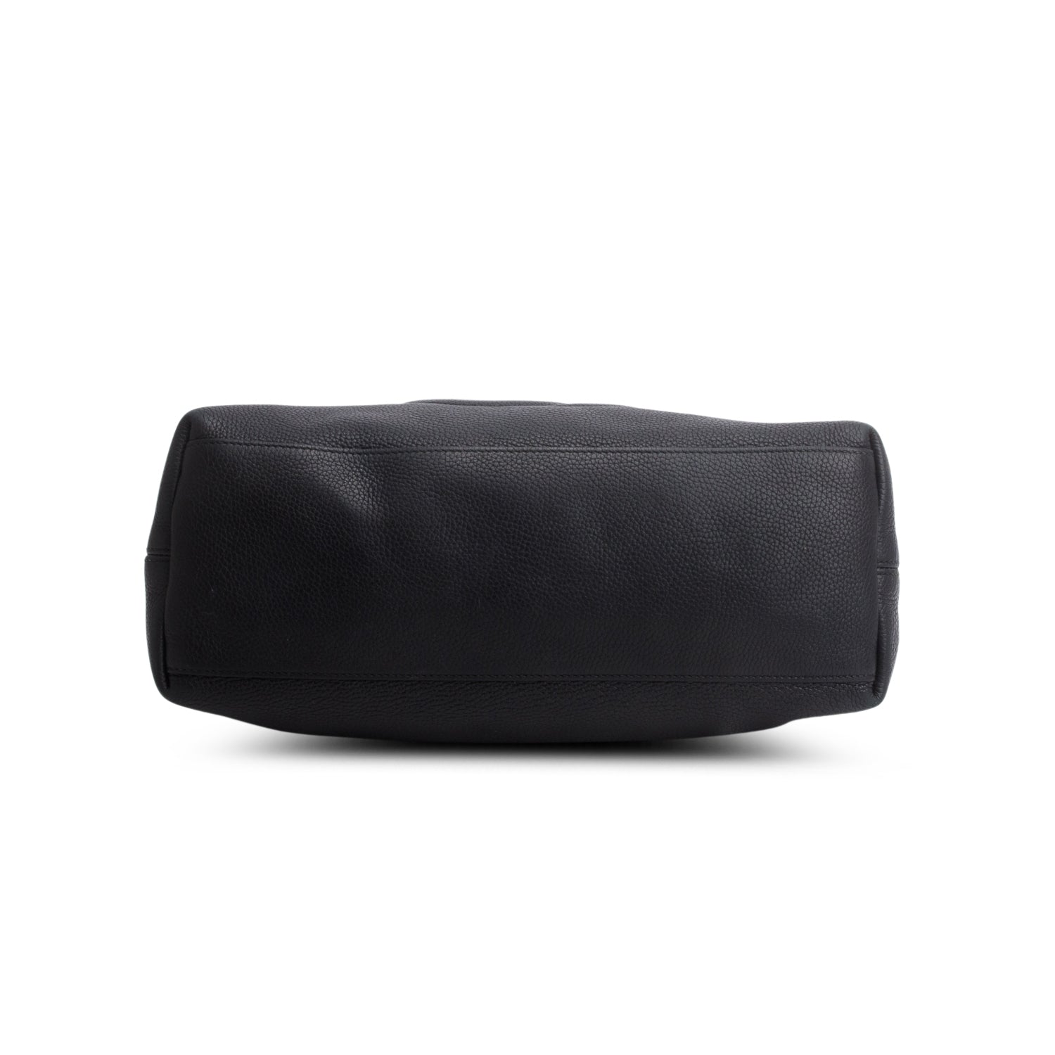 Gucci Black Pebbled Calfskin Medium Soho Chain Shoulder Bag
