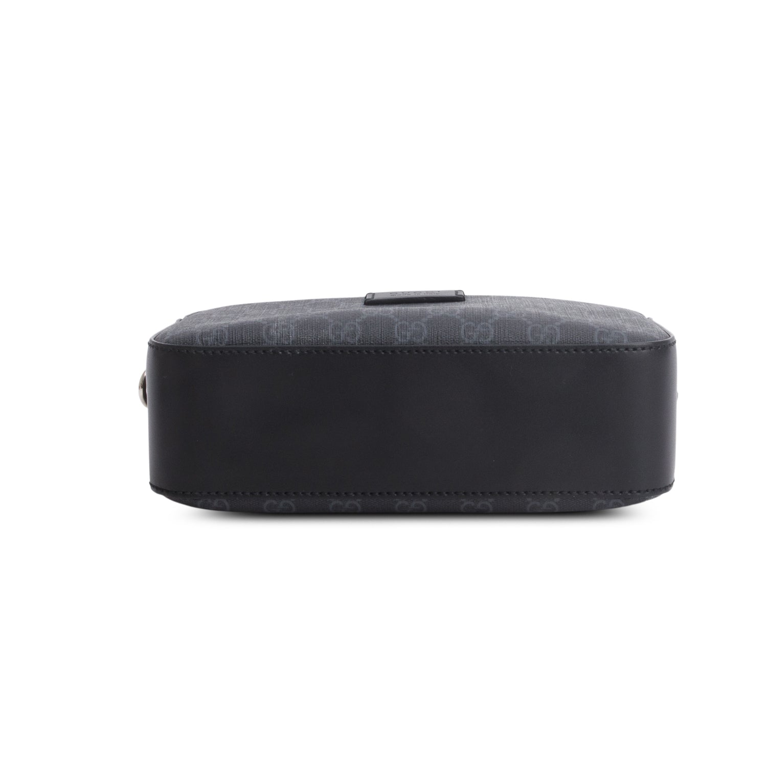 Gucci Black GG Supreme Monogram Web Shoulder Bag