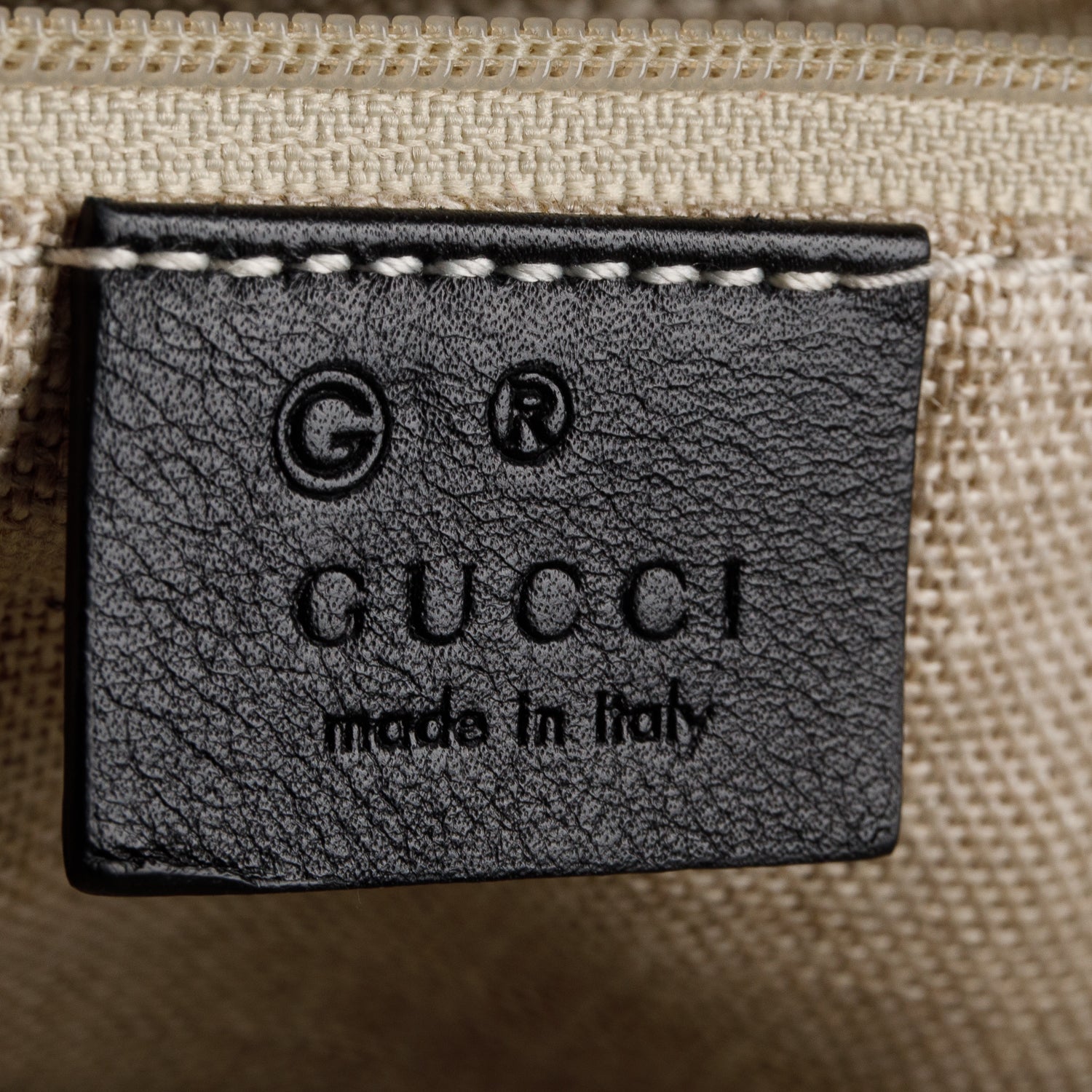 Gucci Black Soft Signature Large Dome Satchel