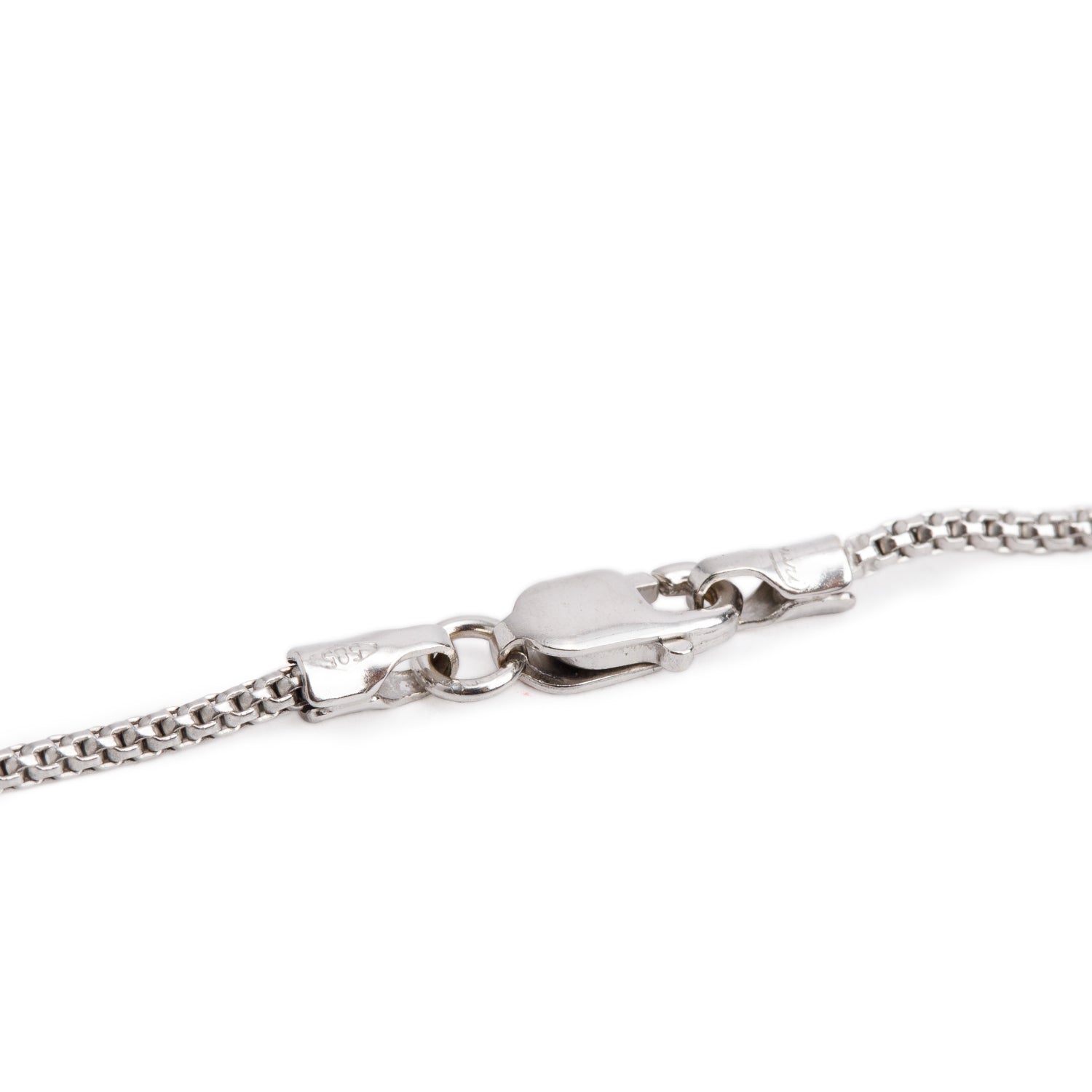 14-18k White Gold Topaz & Diamond Pendant Necklace